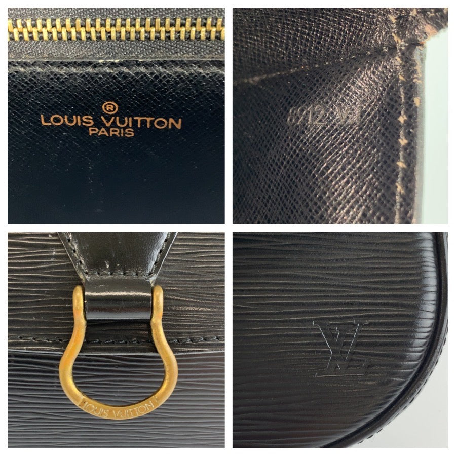 LOUIS VUITTON ルイヴィトン エピ サンクルー ブラック 黒 ゴールド金具 レザー M52192 ショルダーバッグ ポシェット レディース B40