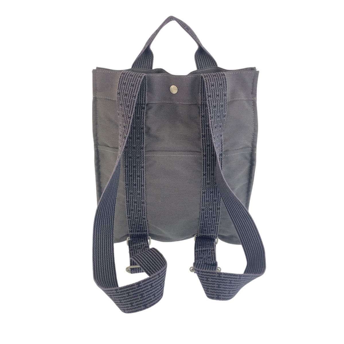 HERMES エルメス エールライン エールアド グレー キャンバス リュックサック バックパック レディース B30