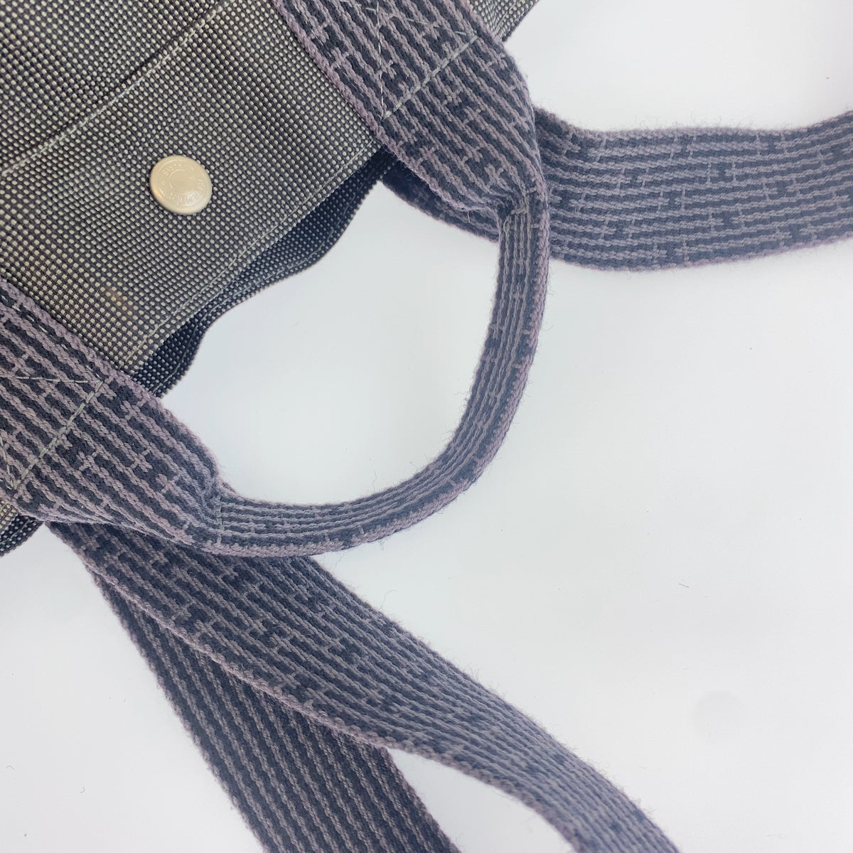 HERMES エルメス エールライン エールアド グレー キャンバス リュックサック バックパック レディース B30