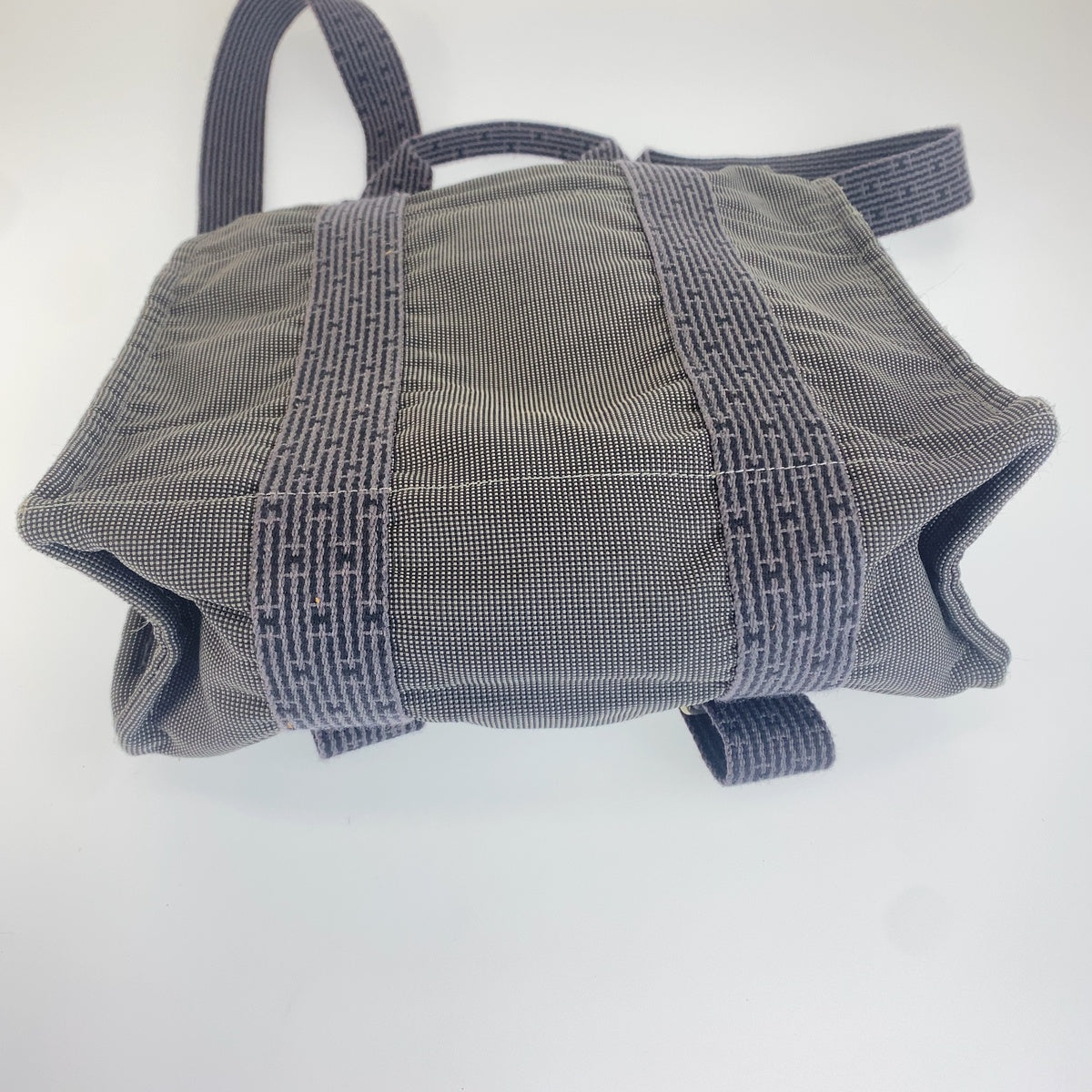 HERMES エルメス エールライン エールアド グレー キャンバス リュックサック バックパック レディース B30