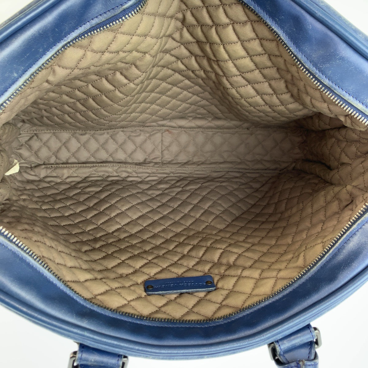 BOTTEGAVENETA ボッテガヴェネタ イントレチャート ネイビー レザー V4641 ビジネスバッグ ブリーフケース メンズ B25