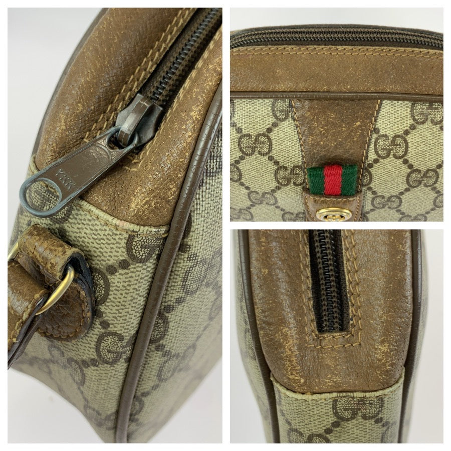 GUCCI グッチ オールドグッチ シェリーライン ベージュ ブラウン GGスプリームキャンバス 89.01.034 クラッチバッグ セカンドバッグ レディース B18