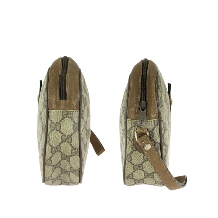 GUCCI グッチ オールドグッチ シェリーライン ベージュ ブラウン GGスプリームキャンバス 89.01.034 クラッチバッグ セカンドバッグ レディース B18