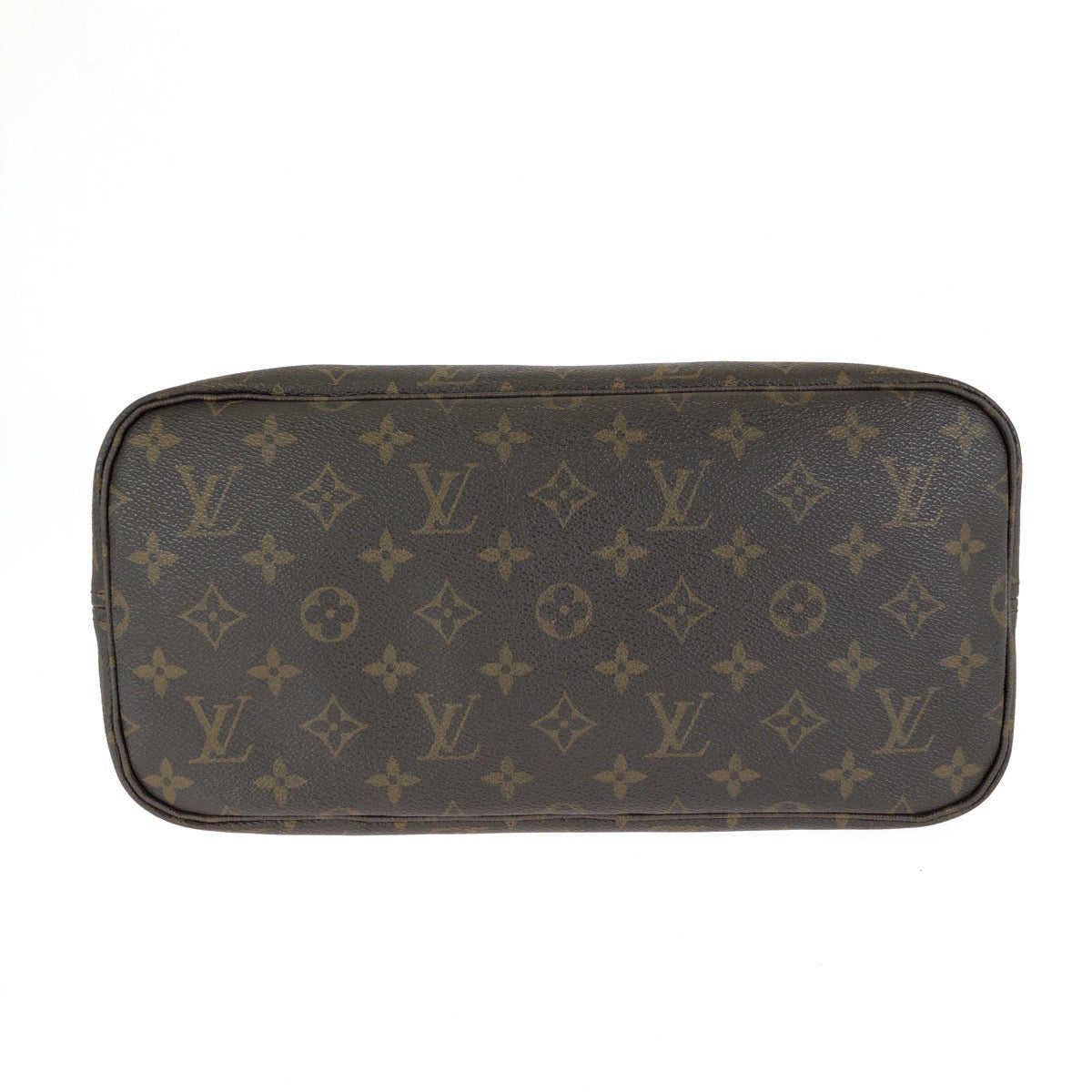 LOUIS VUITTON ルイヴィトン モノグラム ネヴァーフルMM ブラウン ゴールド金具 PVC / レザー M40156 トートバッグ レディース B93