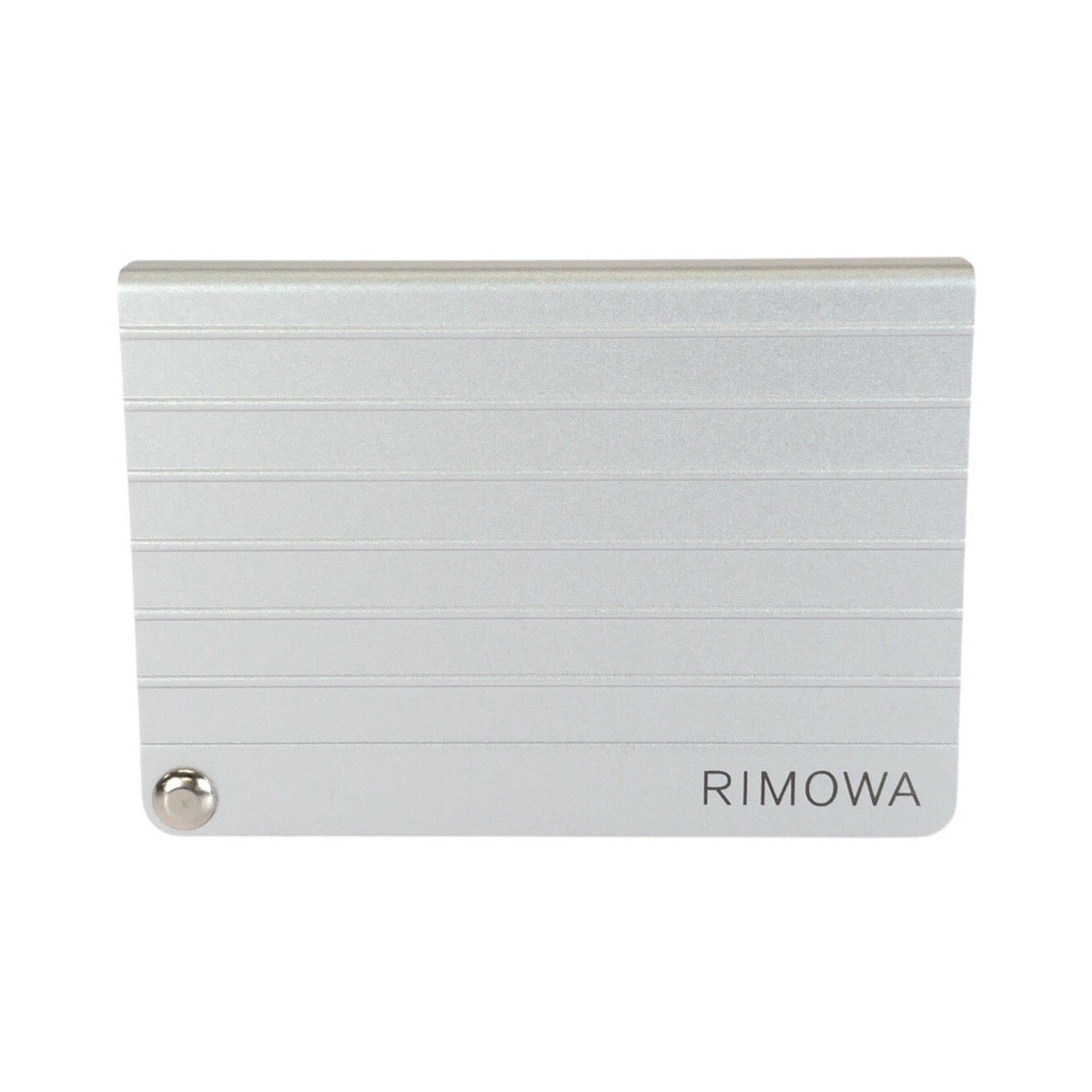 RIMOWA リモワ グルーヴ シルバー / アルミニウム カードケース 名刺入れ メンズ SA
