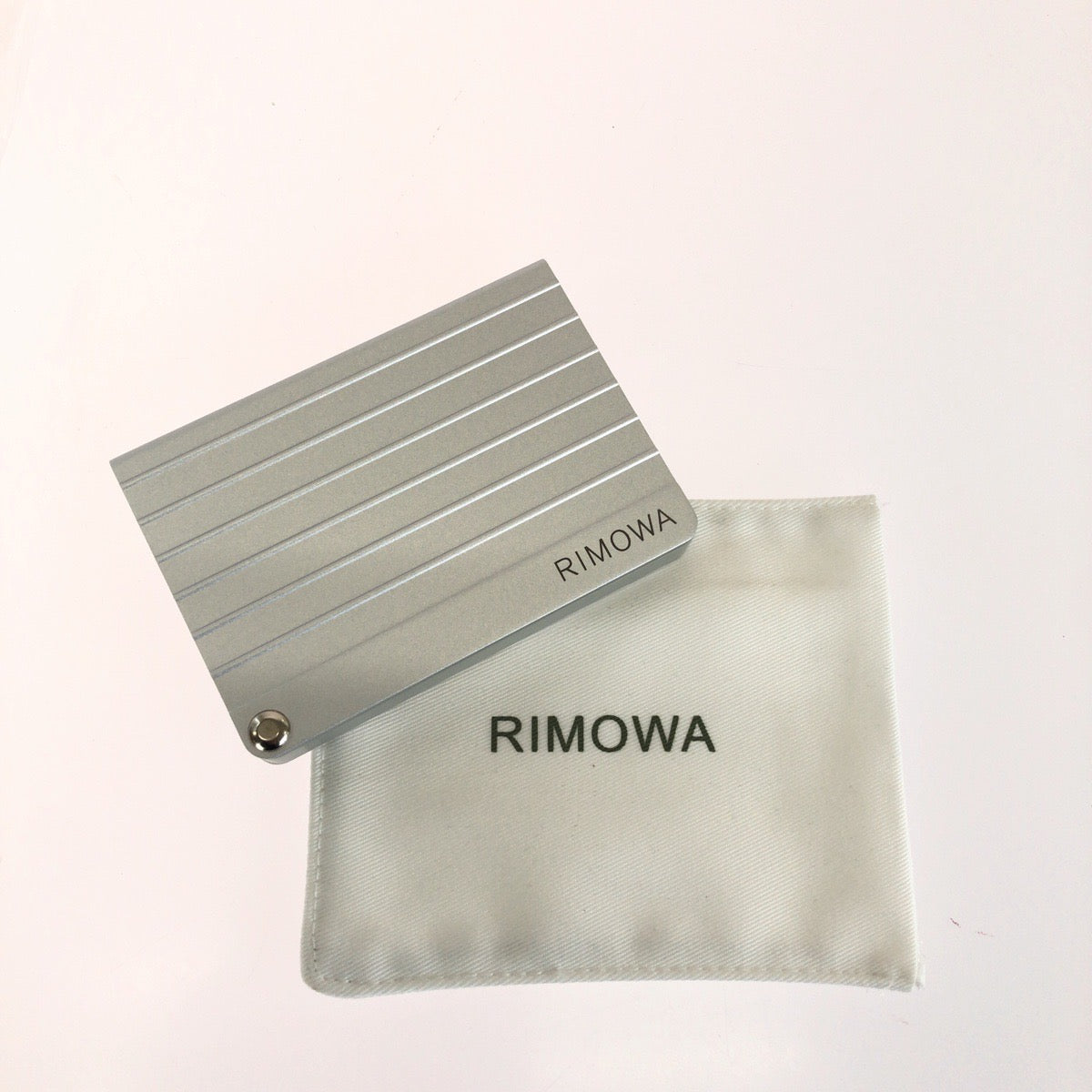RIMOWA リモワ グルーヴ シルバー / アルミニウム カードケース 名刺入れ メンズ SA