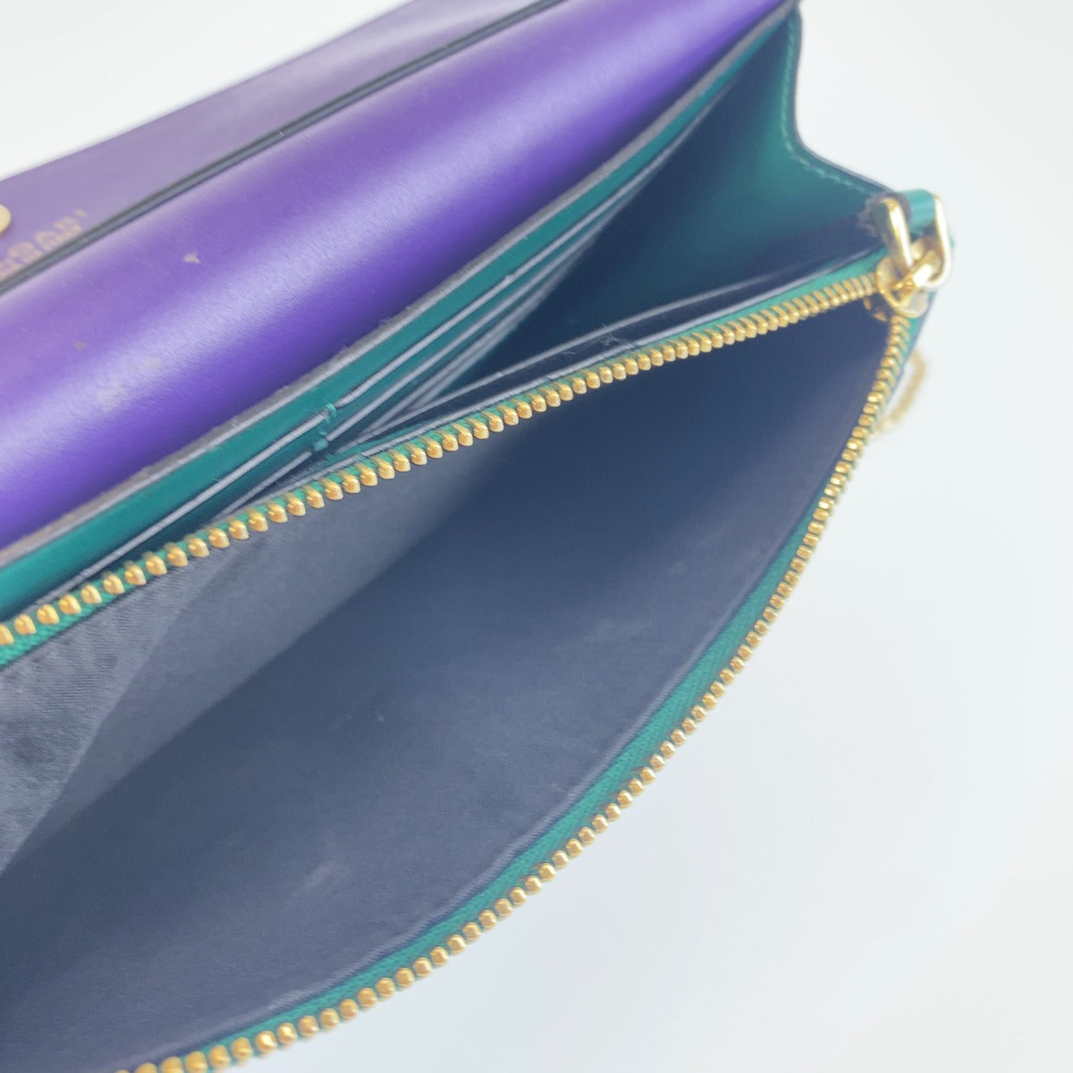 BVLGARI ブルガリ セルペンティ フォーエバー パープル ゴールド レザー ショルダーバッグ チェーンウォレット レディース ABP70
