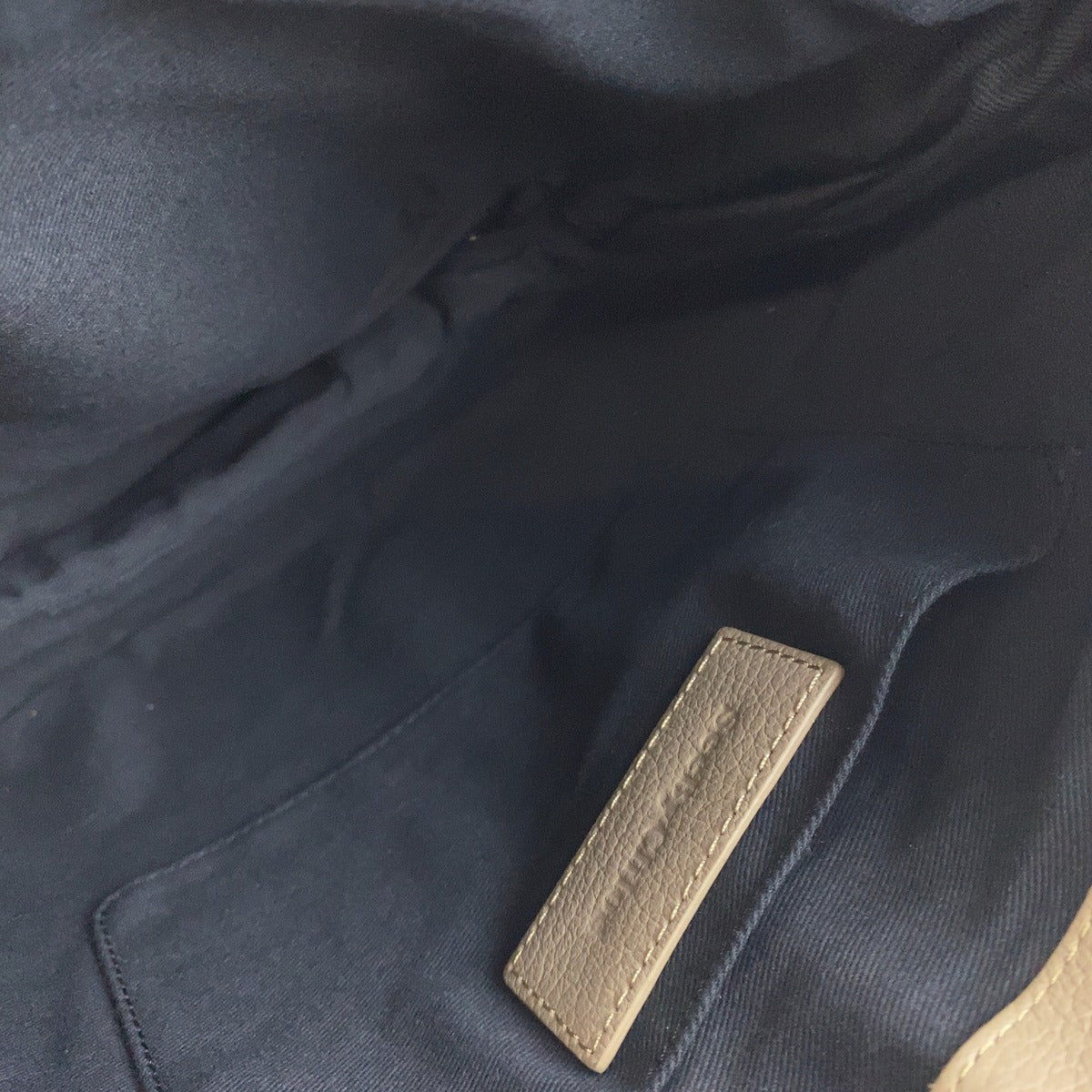 SEE BY CHLOE シーバイクロエ HANA グレージュ ゴールド レザー / スウェード ハンドバッグ 2WAY ショルダーバッグ レディース A180