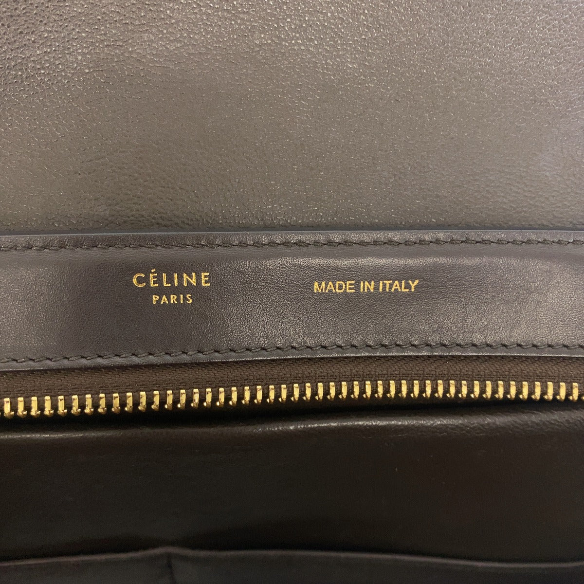 CELINE セリーヌ トラペーズ ブラウン ホワイト レザー ハンドバッグ 2WAY ショルダーバッグ レディース B37