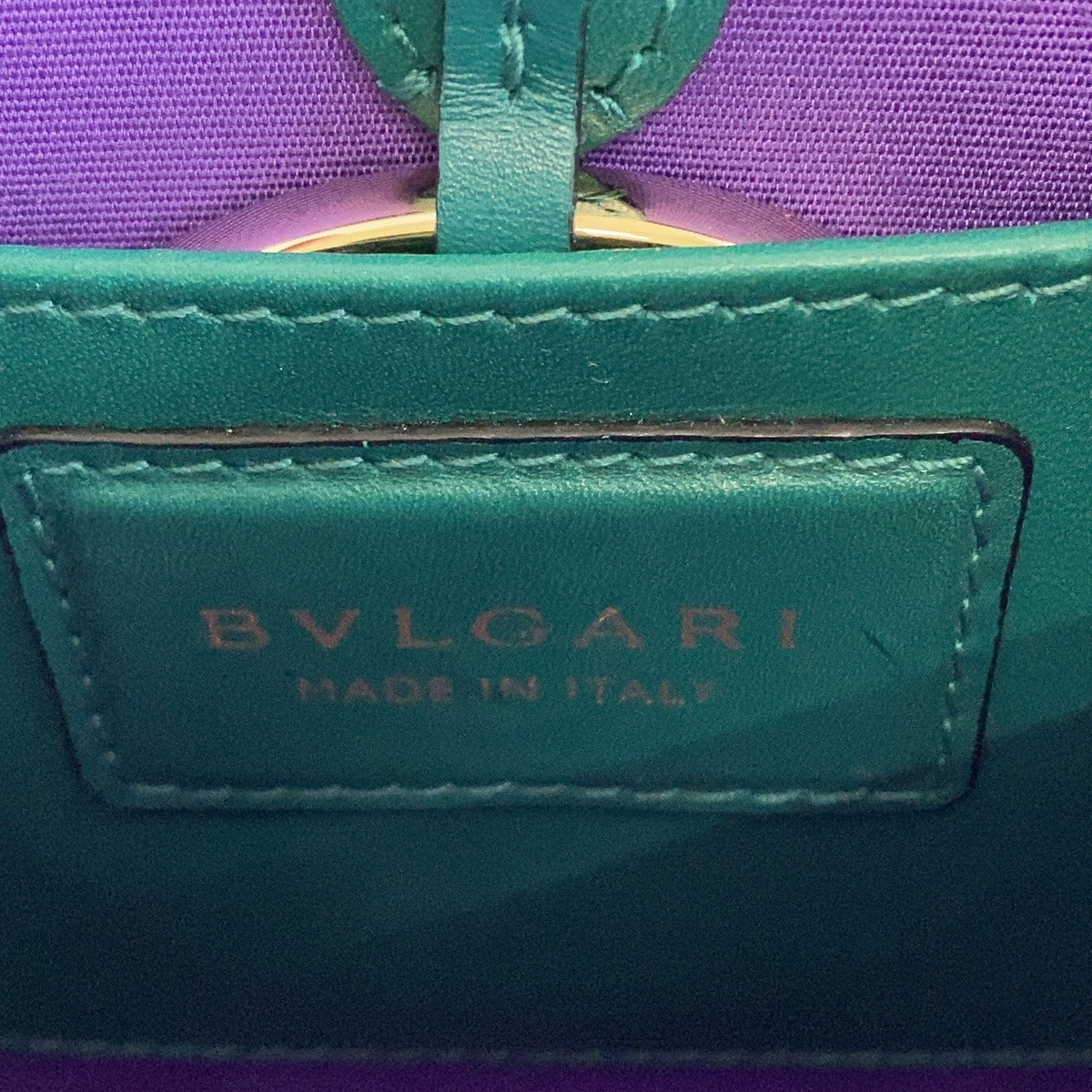 BVLGARI ブルガリ セルペンティ グリーン ゴールド レザー / メタル 2WAY ショルダーバッグ ハンドバッグ レディース AB85
