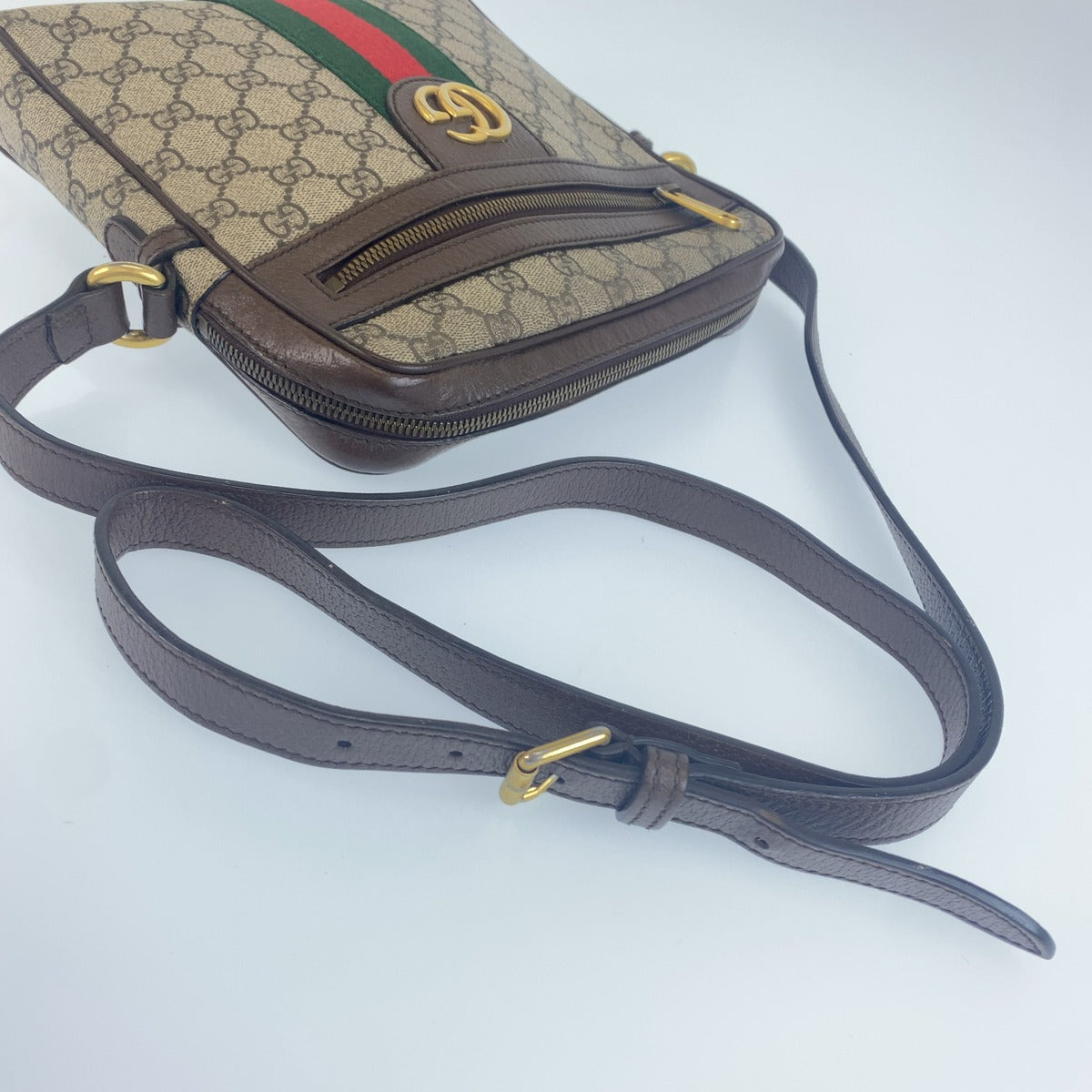 GUCCI グッチ オフィディア マーモント GGスプリームキャンバス / レザー 547926 ショルダーバッグ メッセンジャーバッグ メンズ AB65