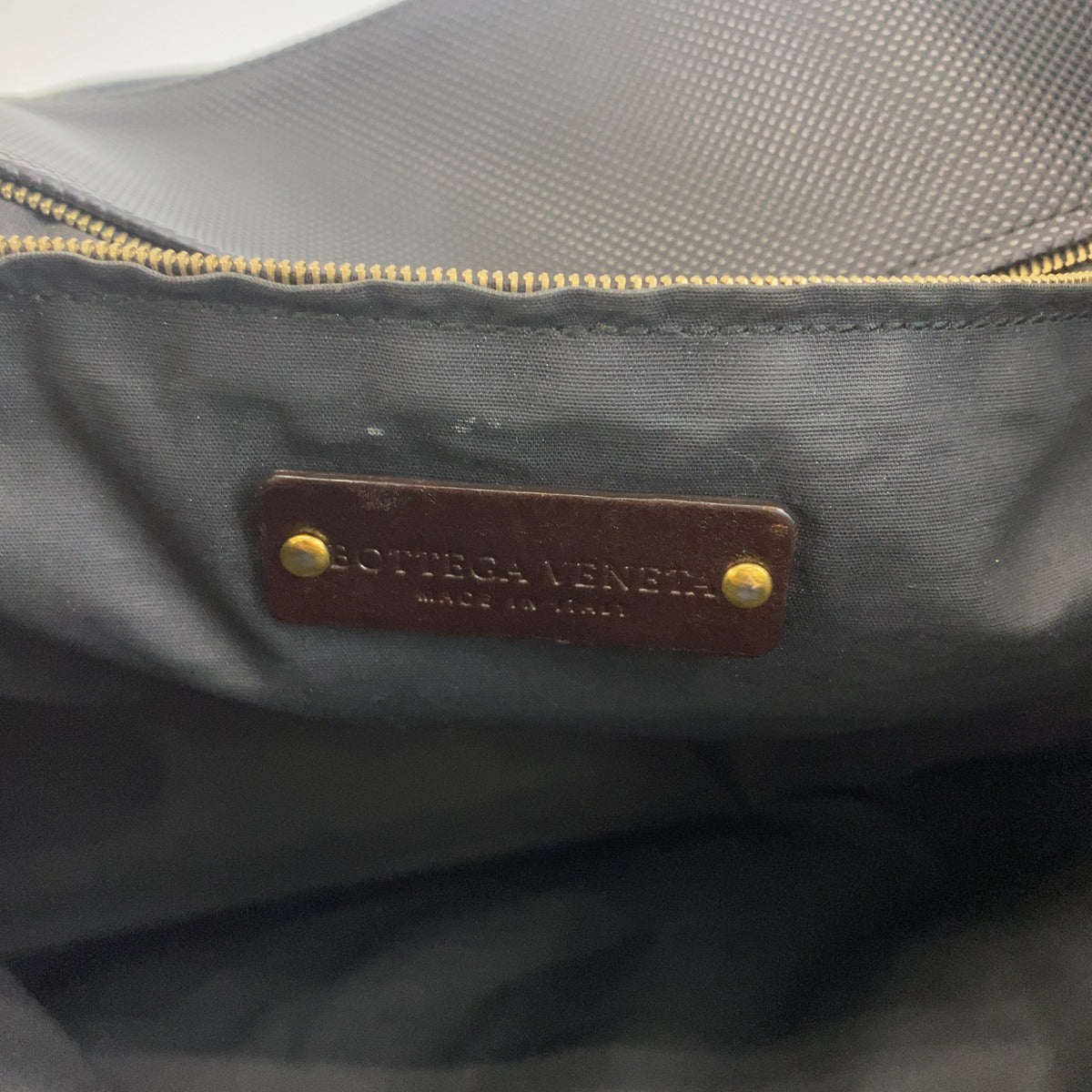 BOTTEGAVENETA ボッテガヴェネタ イントレチャート マルコポーロ ラージ ブラック ブラウン PVC / レザー トートバッグ メンズ AB60