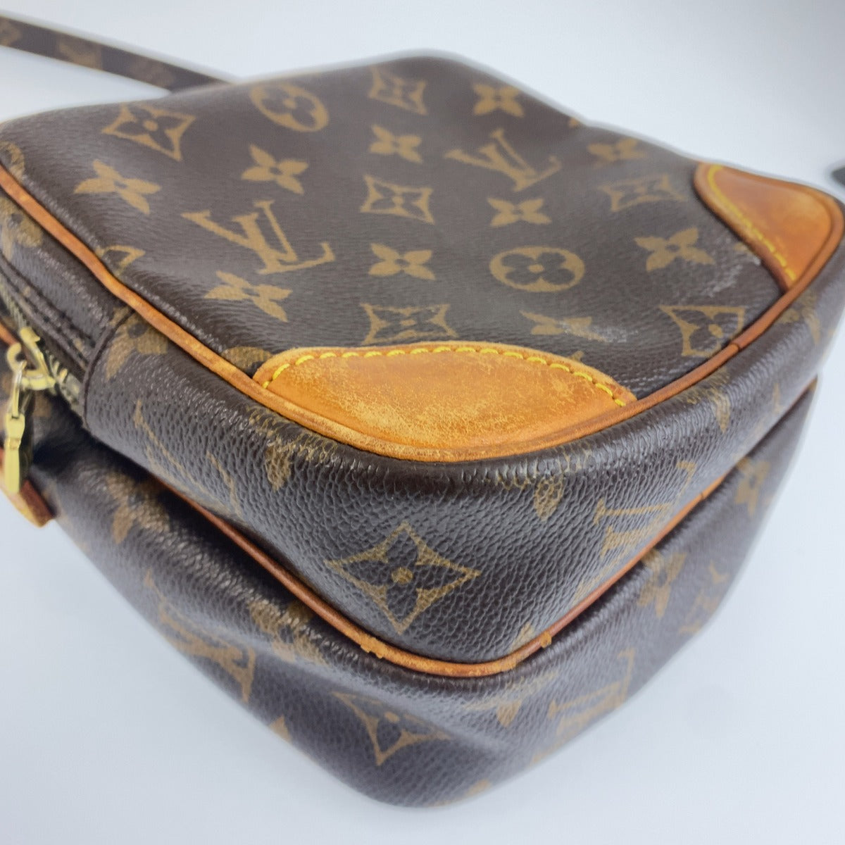LOUIS VUITTON ルイヴィトン モノグラム アマゾン ブラウン PVC / レザー M45236 ショルダーバッグ ポシェット レディース B47