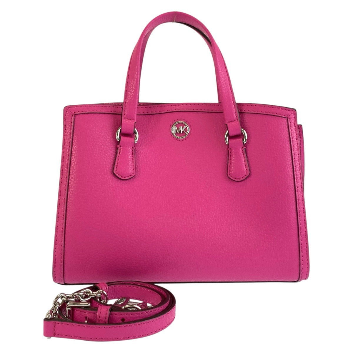 Michael Kors マイケルコース シャンタル ピンク シルバー金具 レザー 30F2S7CM1T ハンドバッグ ショルダーバッグ 2way レディース AB