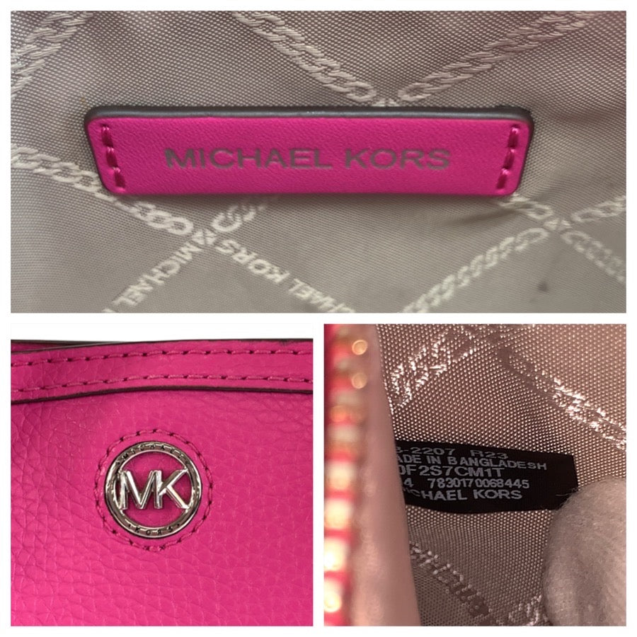 Michael Kors マイケルコース シャンタル ピンク シルバー金具 レザー 30F2S7CM1T ハンドバッグ ショルダーバッグ 2way レディース AB
