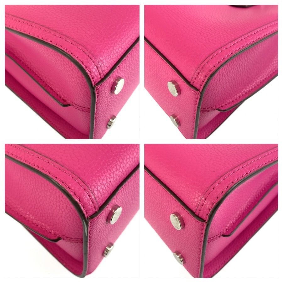 Michael Kors マイケルコース シャンタル ピンク シルバー金具 レザー 30F2S7CM1T ハンドバッグ ショルダーバッグ 2way レディース AB