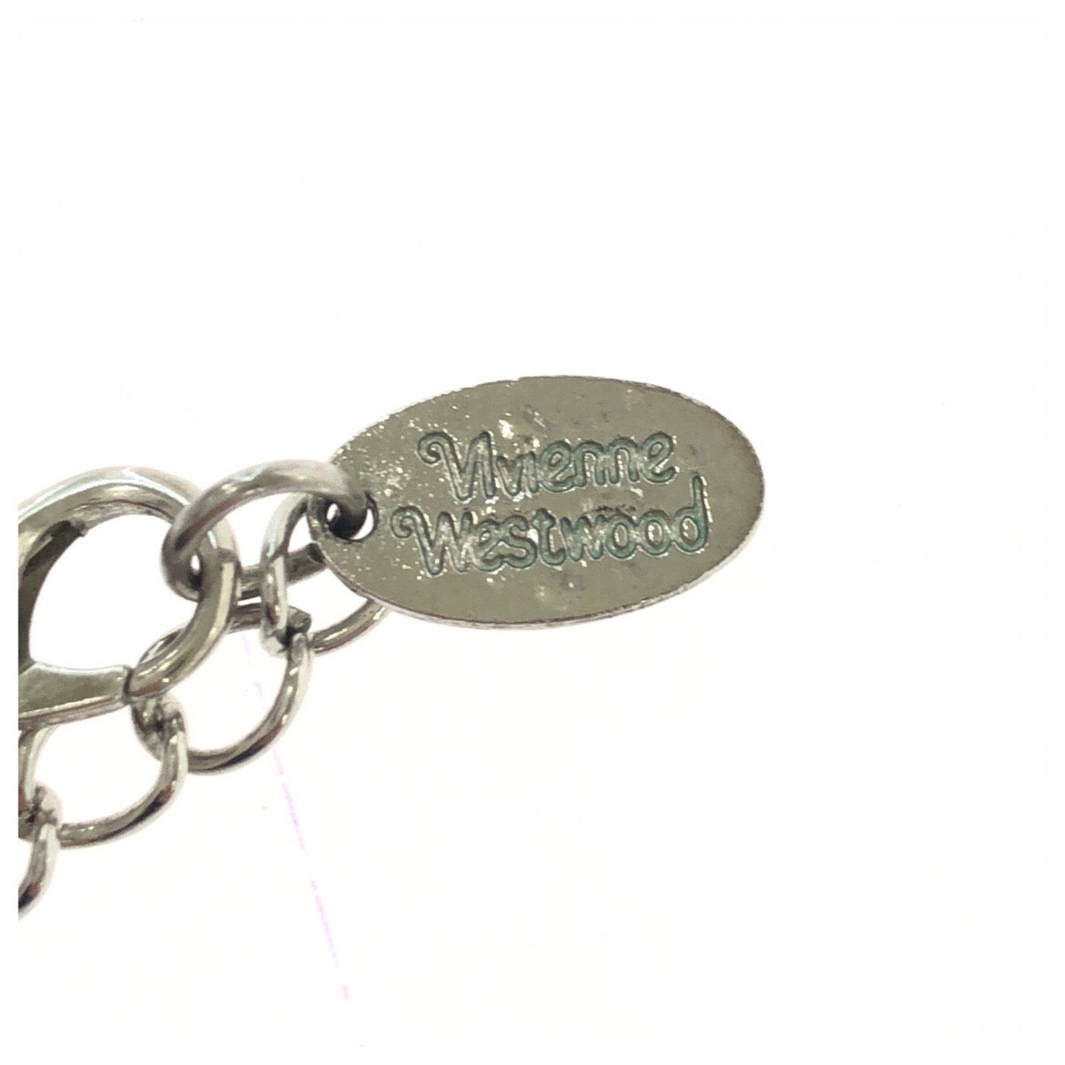 Vivienne Westwood ヴィヴィアンウエストウッド ディアマンテ ハート レッド シルバー金具 真鍮 / ラインストーン ネックレス レディース AB