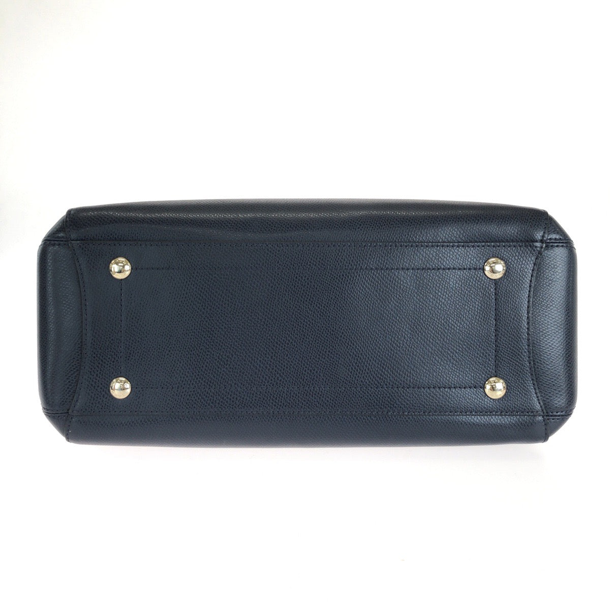 COACH コーチ マーゴット キャリーオール 2way ネイビー ゴールド金具 レザー F34607 ハンドバッグ ショルダーバッグ レディース AB
