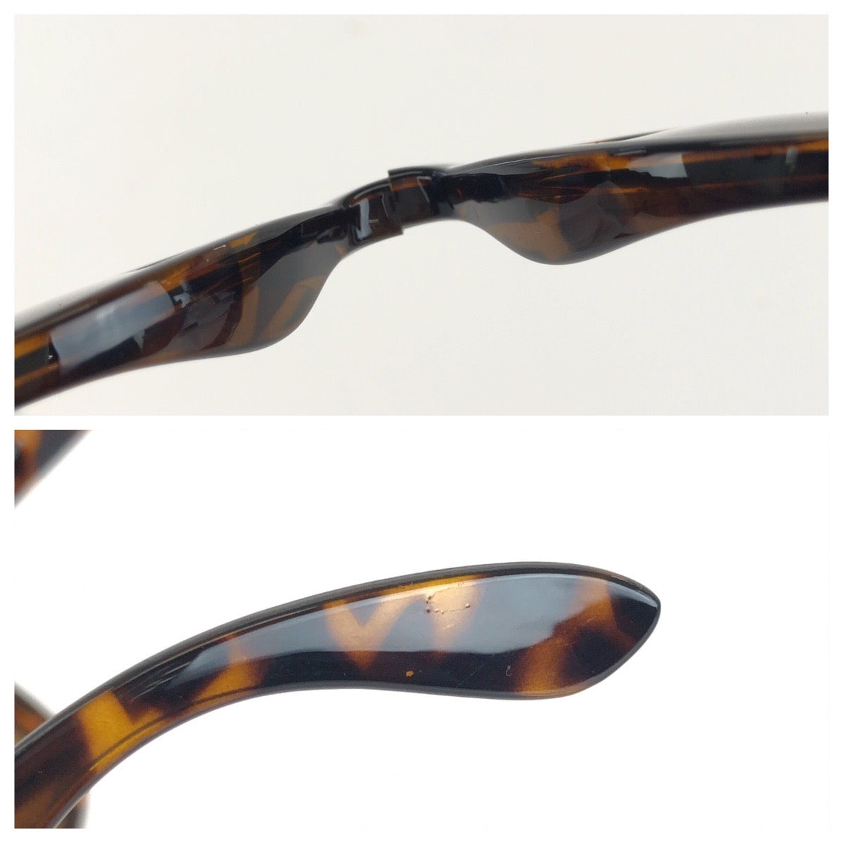 Ray-Ban レイバン WAYFARER FOLDING CLASSIC サイズ50□22 3N ブラウン シルバー金具 プラスチック / 合金 RB4105 710 サングラス 男女兼用 ウェリントン レディース ABP