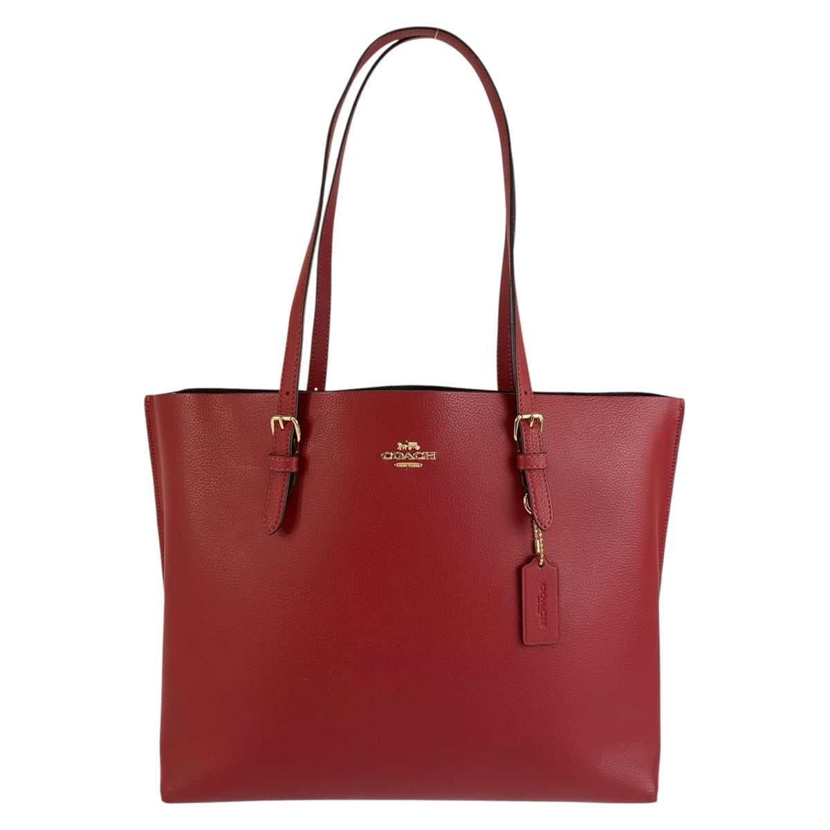 COACH コーチ モリー レッド ゴールド金具 レザー H2040 トートバッグ ショルダーバッグ レディース ABP