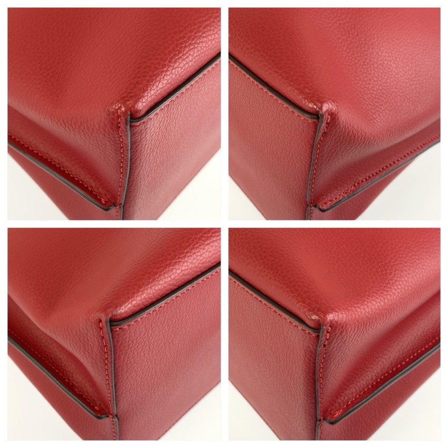 COACH コーチ モリー レッド ゴールド金具 レザー H2040 トートバッグ ショルダーバッグ レディース ABP
