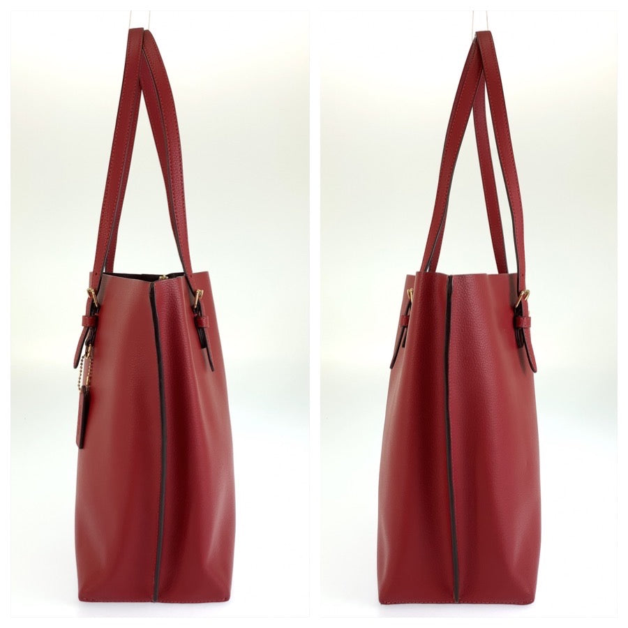 COACH コーチ モリー レッド ゴールド金具 レザー H2040 トートバッグ ショルダーバッグ レディース ABP