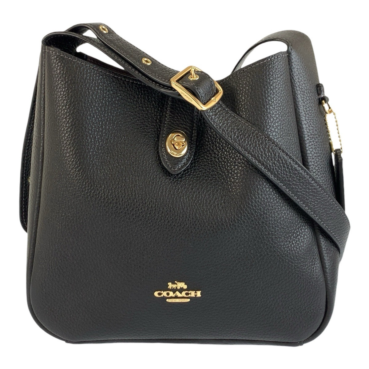 COACH コーチ ハドリーコンバーチブル ブラック 黒 ゴールド金具 レザー B2581 ショルダーバッグ ポシェット レディース A