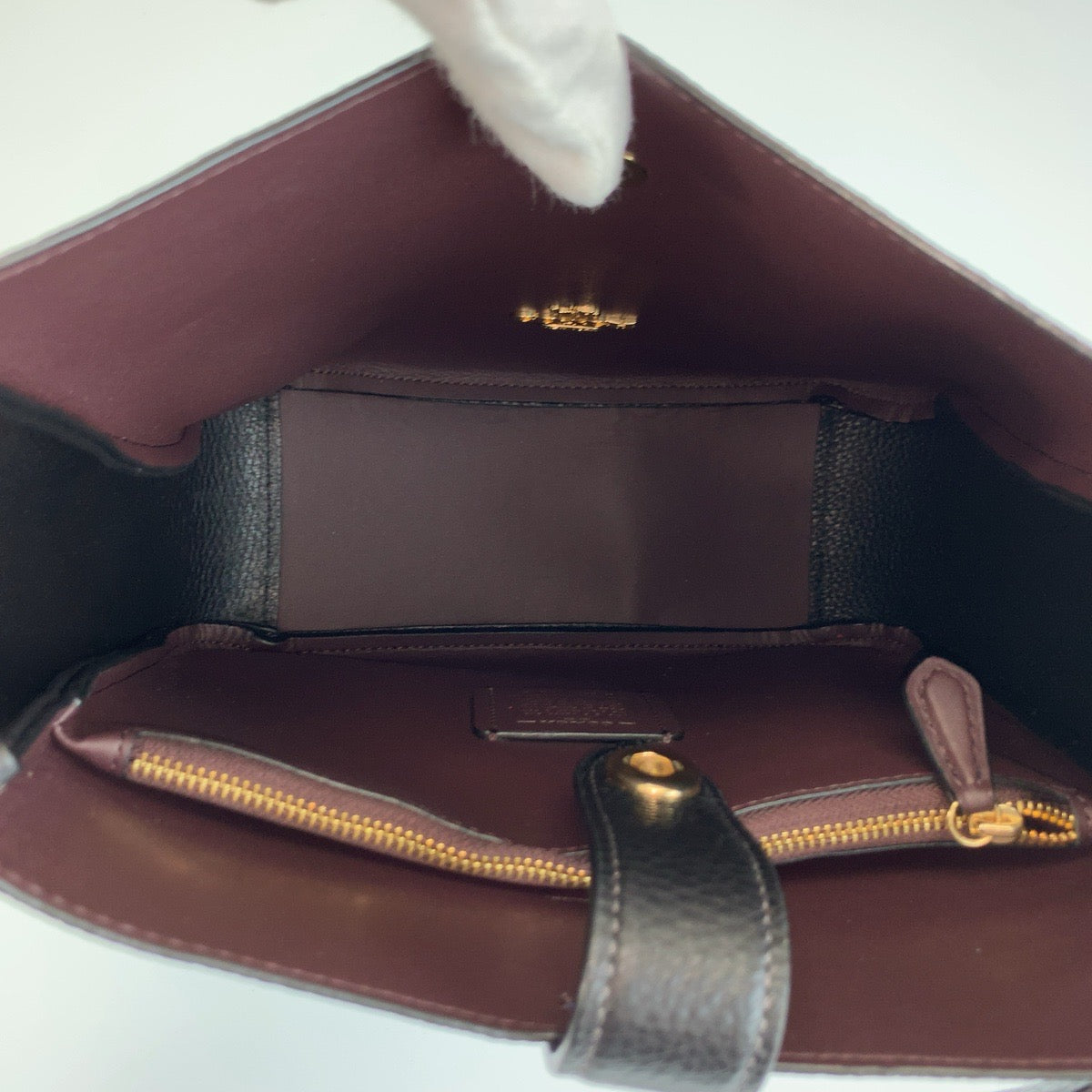 COACH コーチ ハドリーコンバーチブル ブラック 黒 ゴールド金具 レザー B2581 ショルダーバッグ ポシェット レディース A