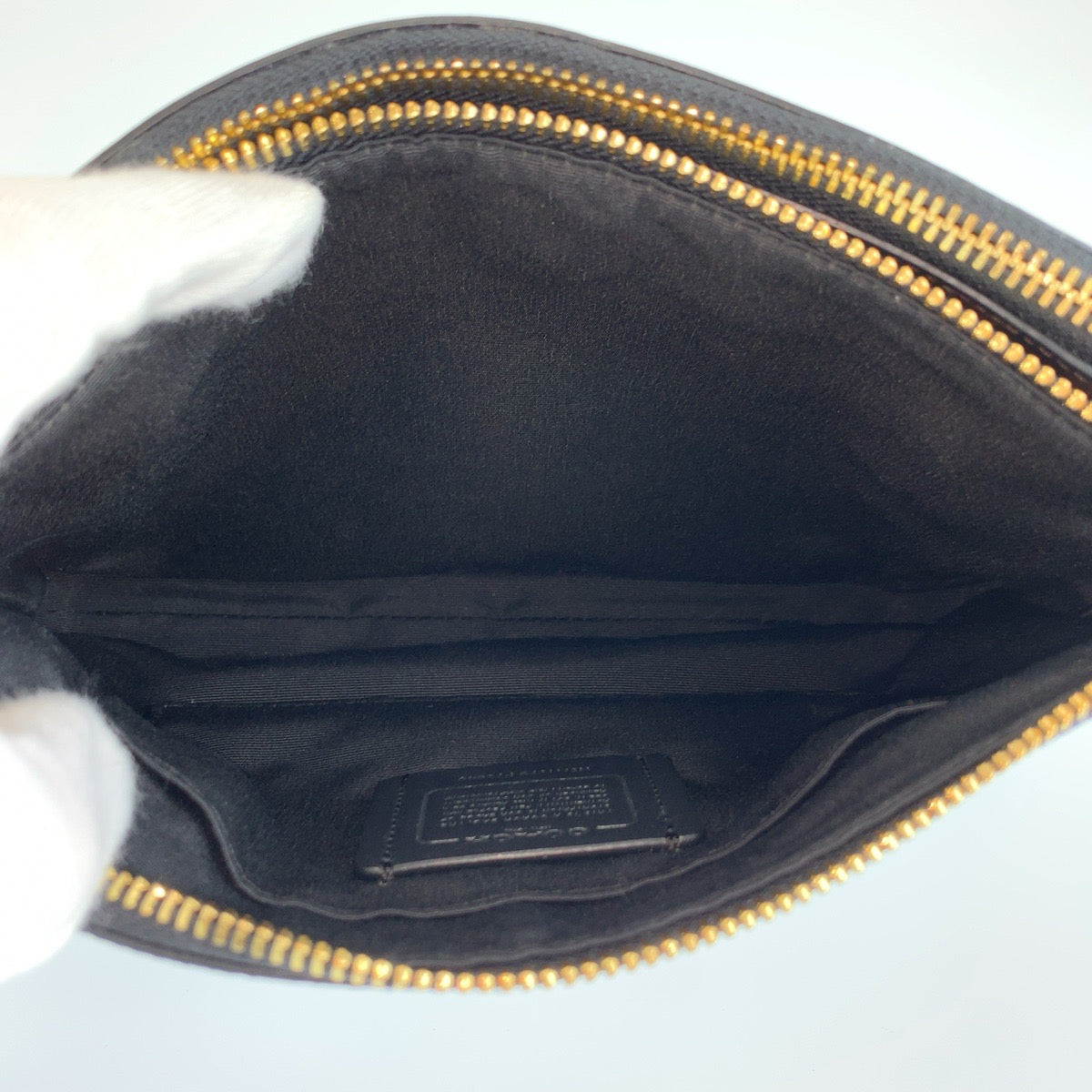 COACH コーチ シグネチャー ミア ブラウン ブラック ゴールド金具 PVC / レザー H1979 ショルダーバッグ ポシェット レディース A