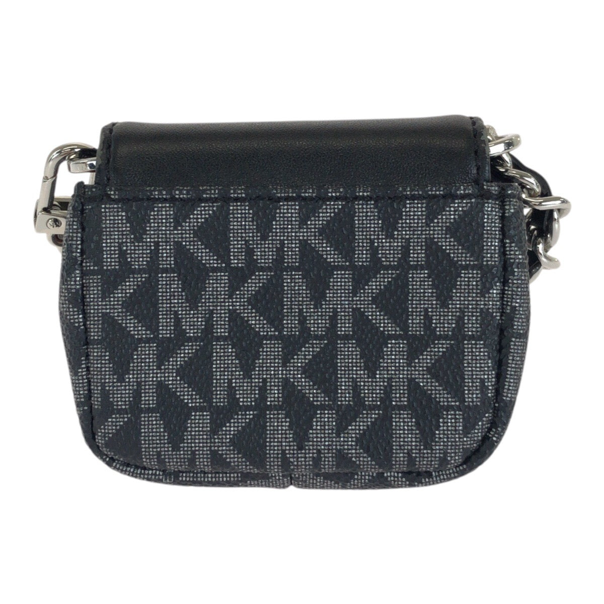 Michael Kors マイケルコース JET SET CHARM AirPodsケース ブラック 黒 シルバー金具 PVC / レザー 32F2ST9N5V その他小物 男女兼用 レディース A