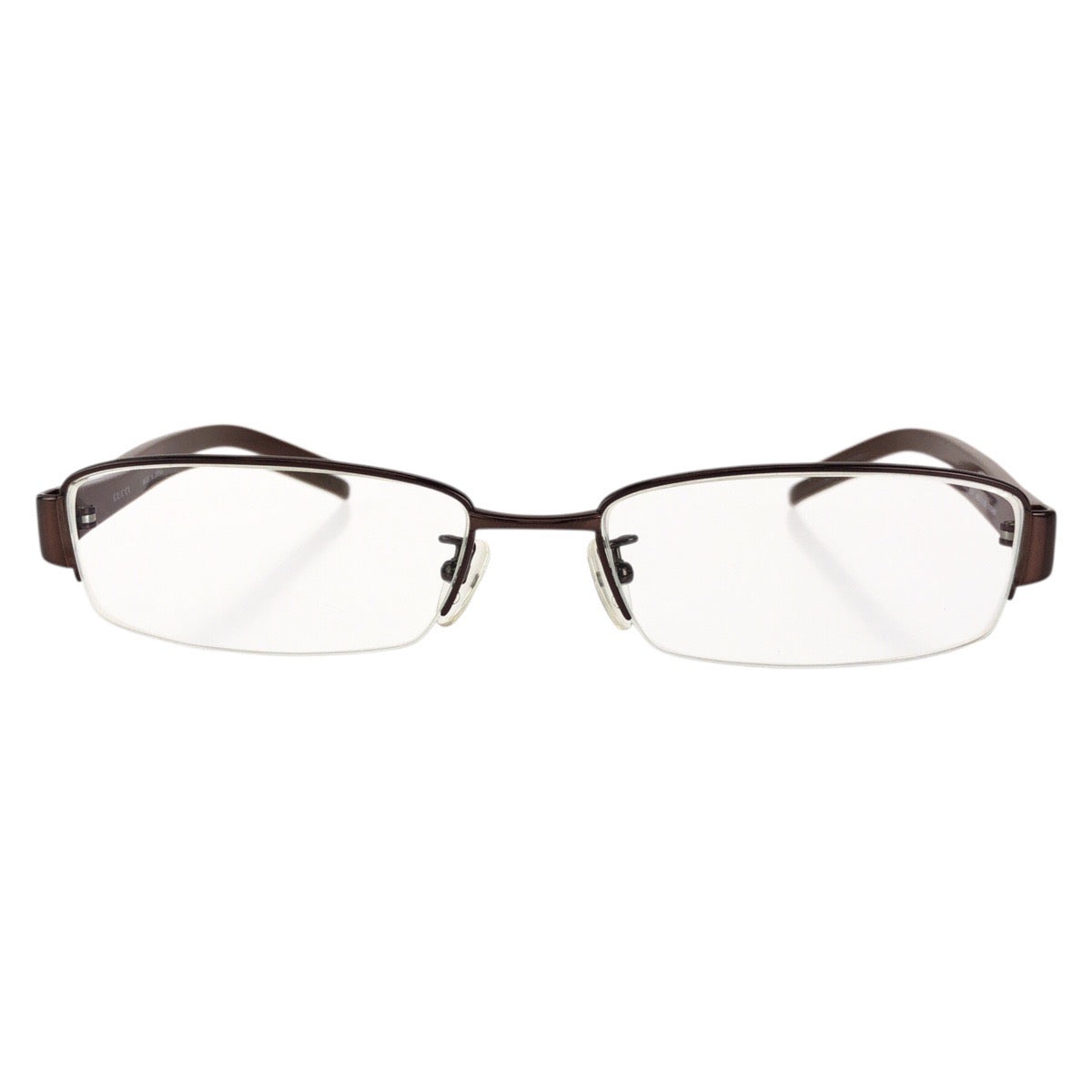 GUCCI グッチ サイズ54□17-136 ブラウン ゴールド金具 チタン / プラスチック GG-9587J C3Y メガネ メガネフレームのみ レディース AB