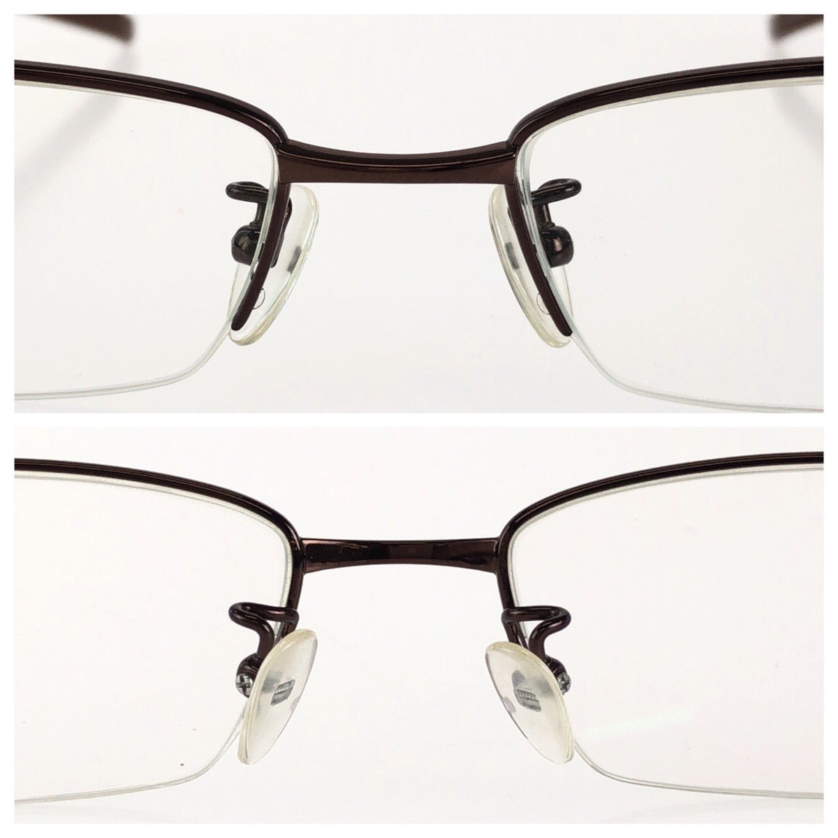 GUCCI グッチ サイズ54□17-136 ブラウン ゴールド金具 チタン / プラスチック GG-9587J C3Y メガネ メガネフレームのみ レディース AB