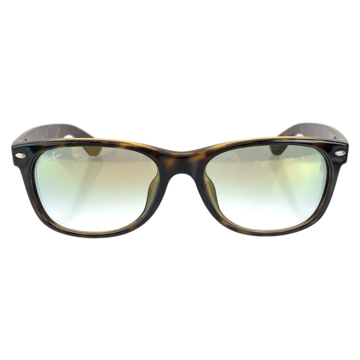 Ray-Ban レイバン NEW WAYFARER アジアンフィットモデル ハバナ サイズ55□18 140 2N ブラウン シルバー金具 プラスチック RB2132-F サングラス 男女兼用 ウェリントン レディース ABP