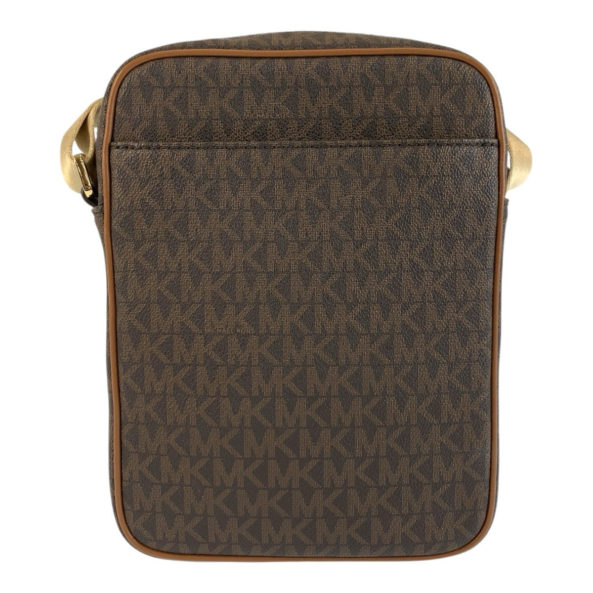 Michael Kors マイケルコース ジェットセットトラベル ブラウン ゴールド金具 PVC 35H9GTVC1B ショルダーバッグ ポシェット レディース A