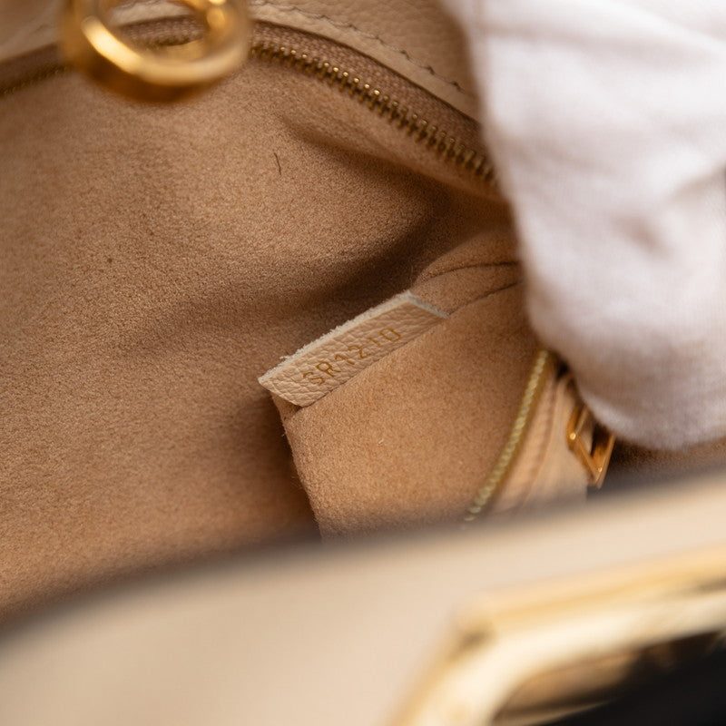 LOUIS VUITTON ルイ ヴィトン モノグラム オンマイサイド MM ルージュラビット ブラウン PVC / レザー M53824 ハンドバッグ ショルダーバッグ 2WAY レディース AB