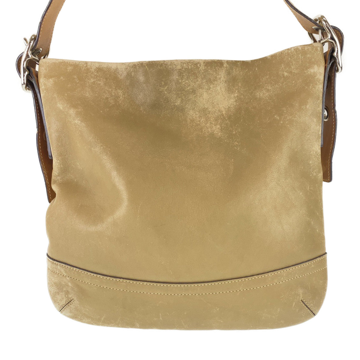 COACH コーチ 斜め掛け ベージュ ブラウン レザー 0893-F01415 ショルダーバッグ ポシェット  レディース