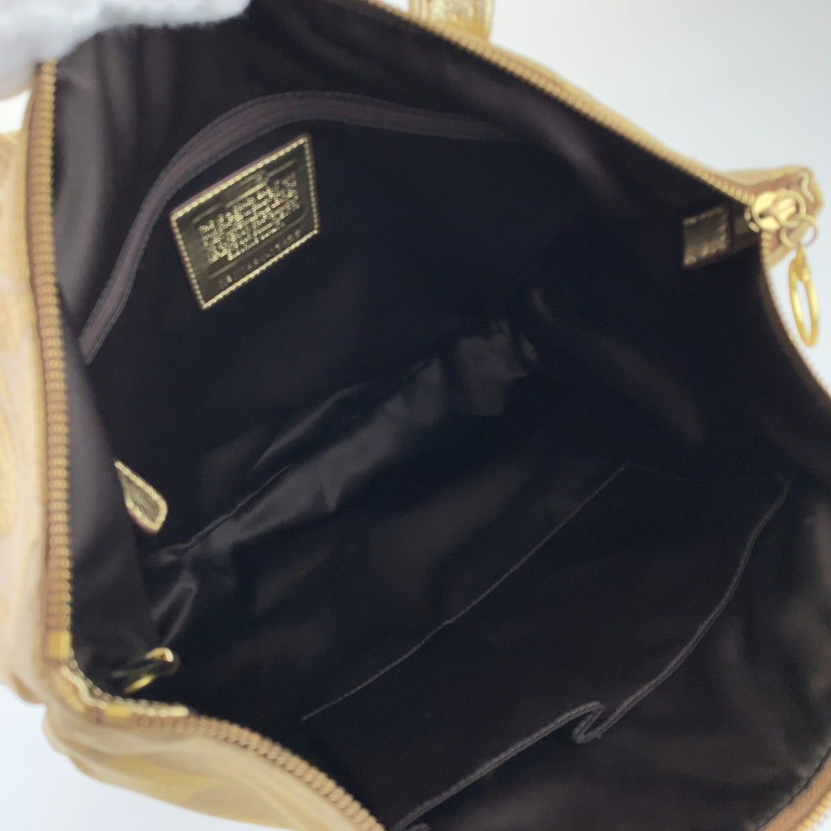 COACH コーチ シグネチャー ゴールド レザー / キャンバス K0994-13826 ハンドバッグ トートバッグ ショルダーバッグ  レディース