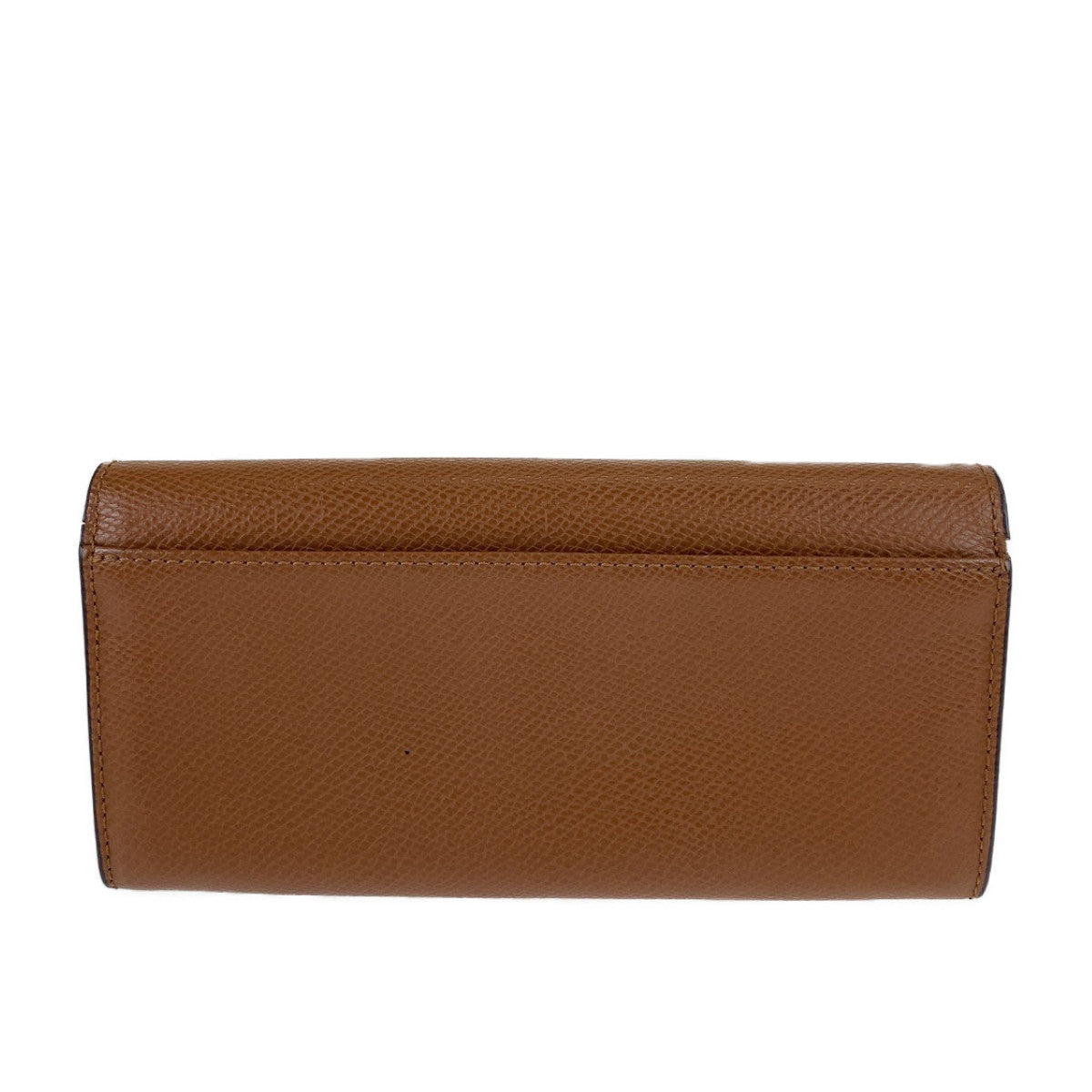 12744
 COACH Brown Leather Long Wallet Billfold for Women