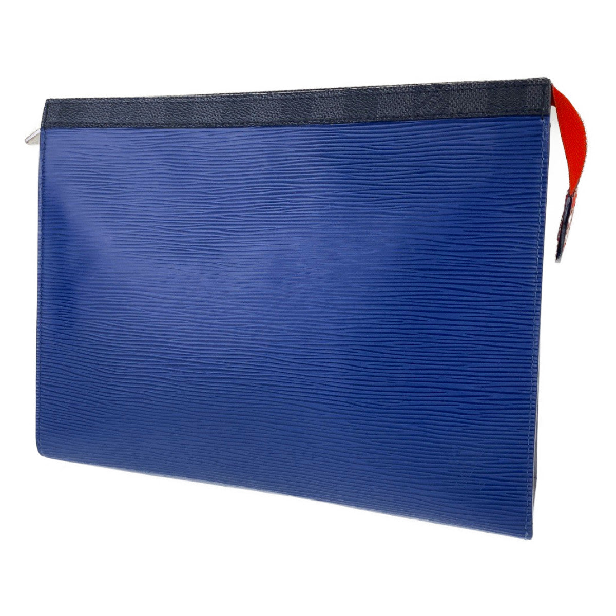 H-00006
LOUIS VUITTON ルイヴィトン エピ ダミエグラフィット ポシェットヴォワヤージュＭＭ ブルー レザー M62912 クラッチバッグ 限定色  メンズ