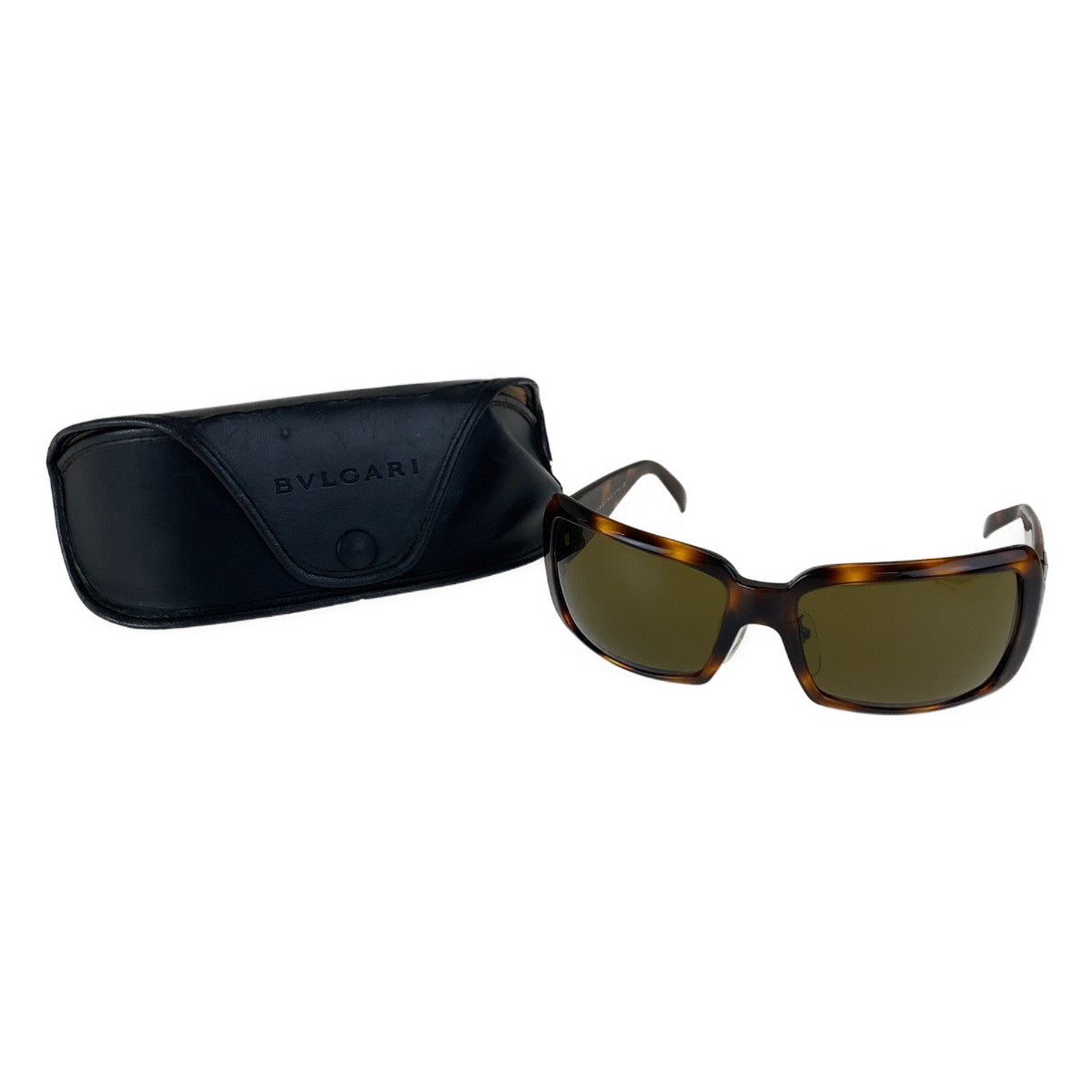 12741
BVLGARI ブルガリ ブラウン プラスチック 847 502/73 61□17 115 サングラス スクエア  レディース AB5