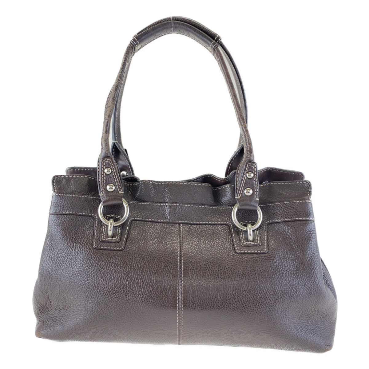 COACH コーチ ペネロピ ショッパー ブラウン レザー F14686 トートバッグ ハンドバッグ  レディース