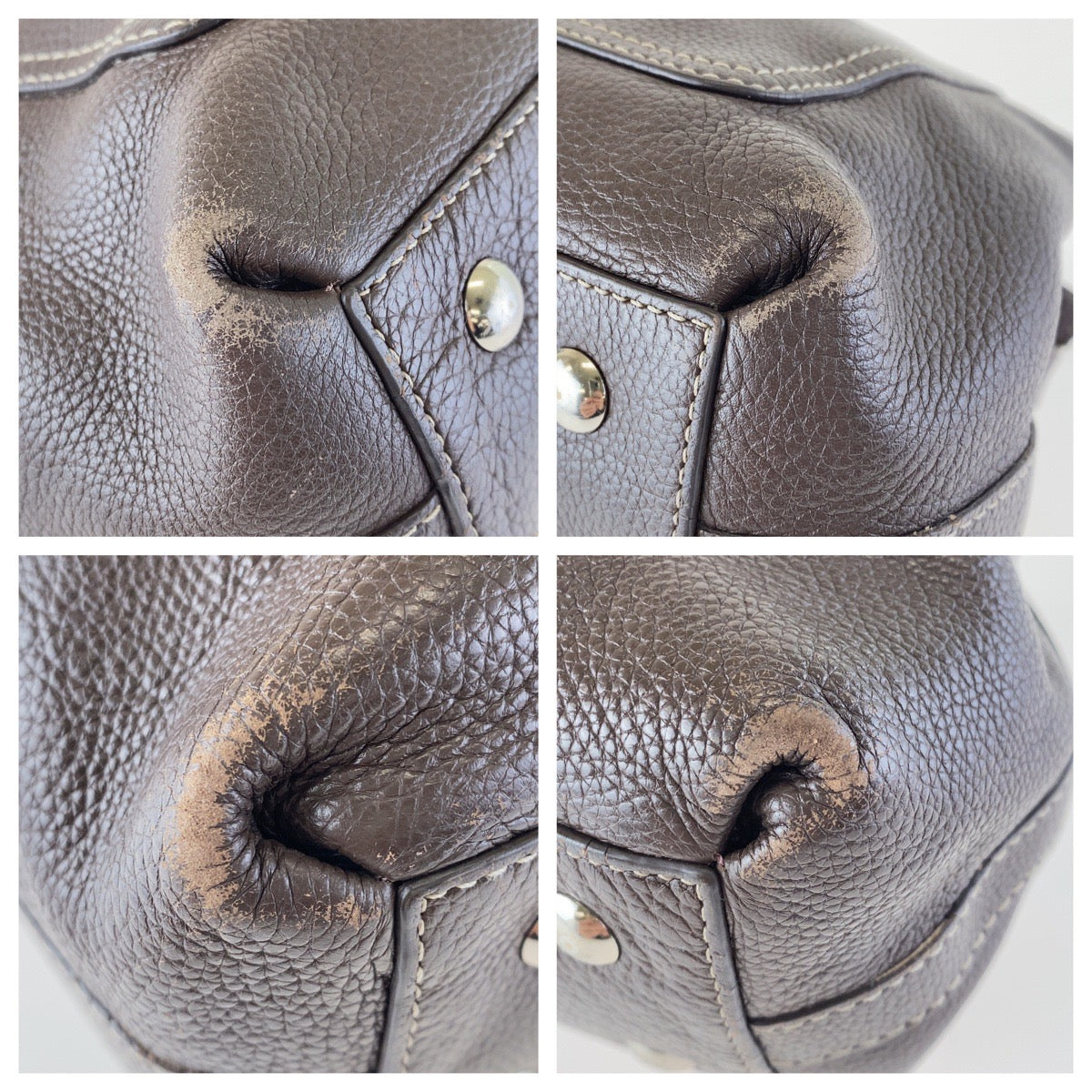 COACH コーチ ペネロピ ショッパー ブラウン レザー F14686 トートバッグ ハンドバッグ  レディース