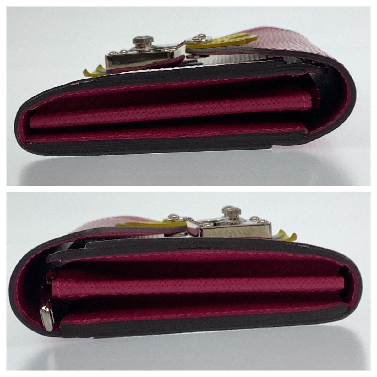 H-0030
LOUIS VUITTON ルイヴィトン エピ ポルトフォイユサラ トライバルマスク ホワイト ピンク エピレザー / レザー M60792 長財布 札入れ  レディース