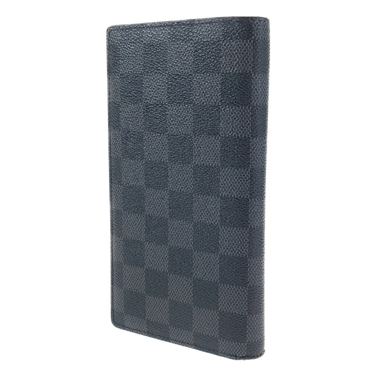 B-069
LOUIS VUITTON ルイヴィトン ダミエグラフィット ポルトフォイユ ブラザ ブラック PVC M62665 長財布 二つ折り財布  メンズ