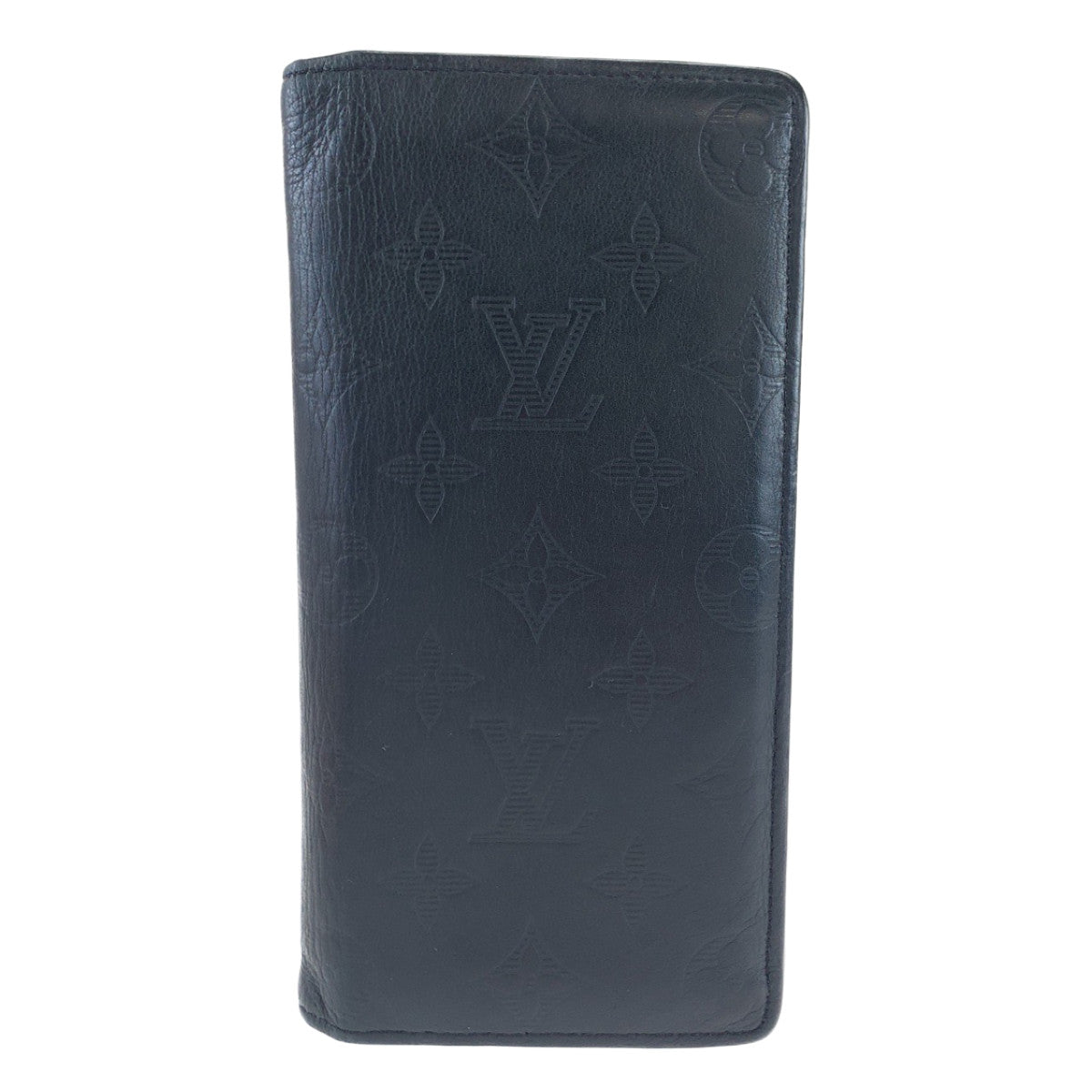B-067
LOUIS VUITTON ルイヴィトン モノグラム シャドウ ポルトフォイユ ブラザ ブラック レザー M62900 長財布 二つ折り長財布  メンズ