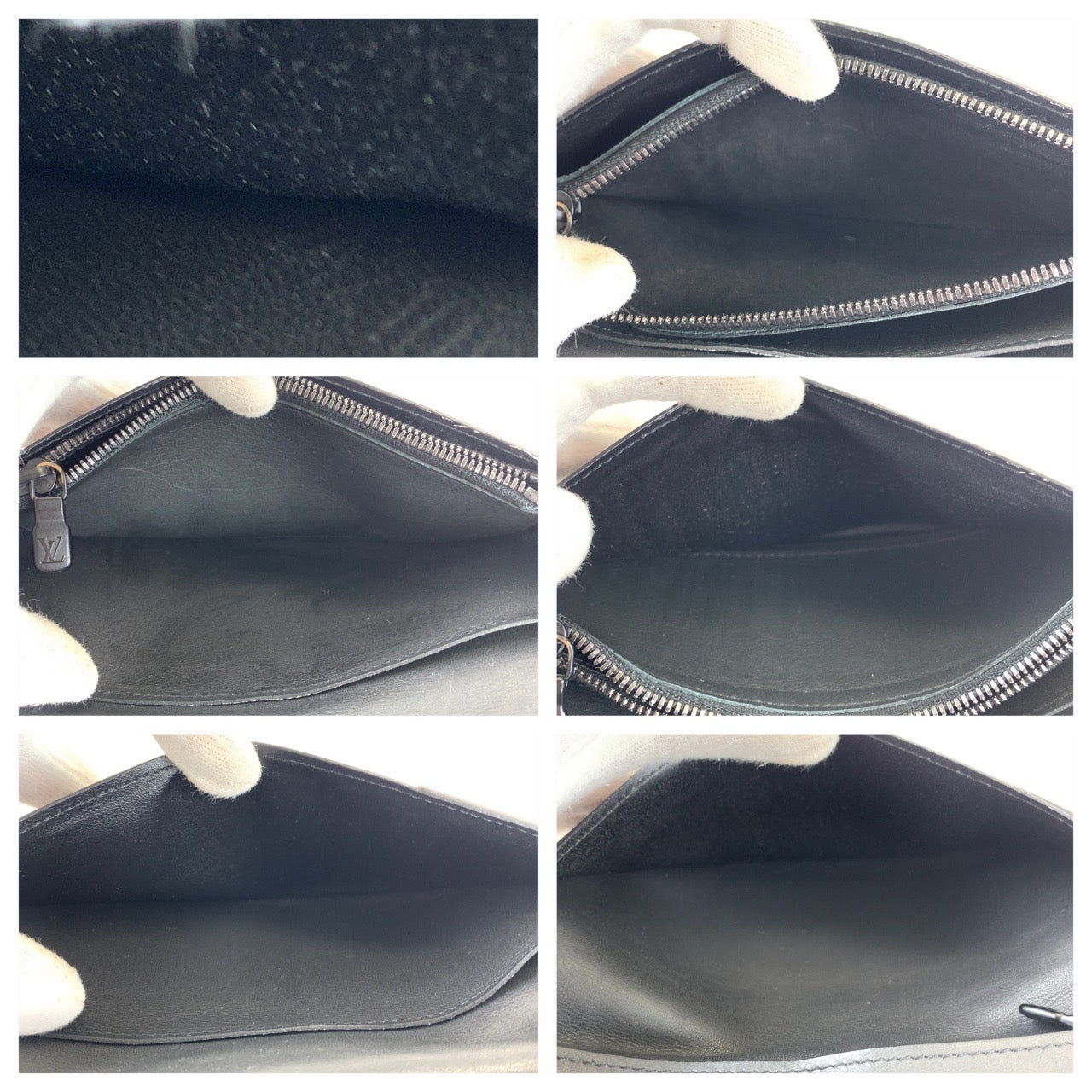 B-067
LOUIS VUITTON ルイヴィトン モノグラム シャドウ ポルトフォイユ ブラザ ブラック レザー M62900 長財布 二つ折り長財布  メンズ