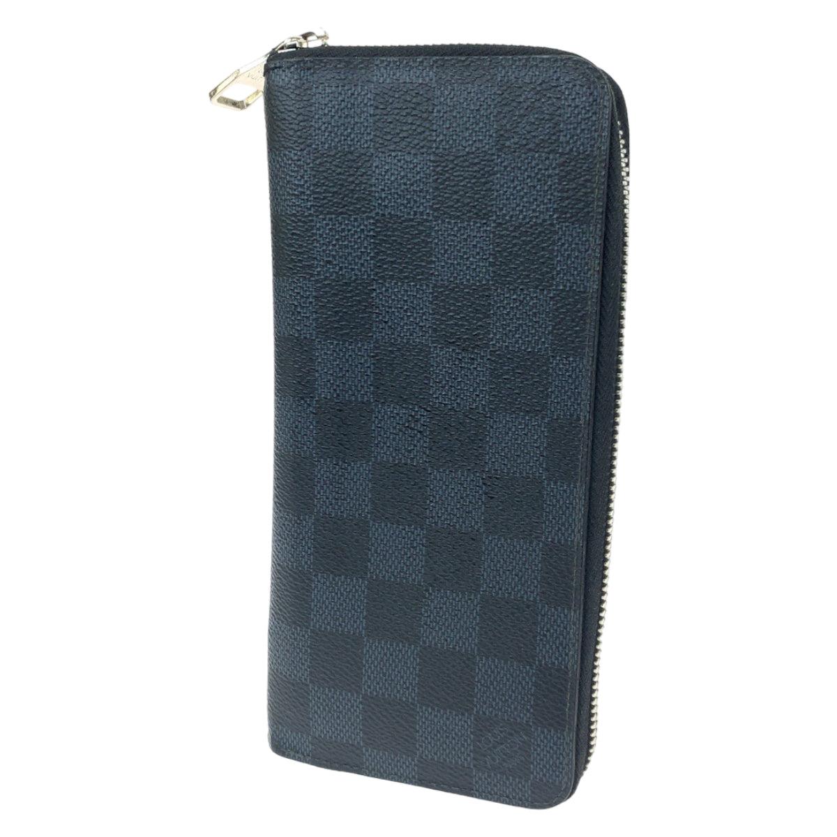 10028
LOUIS VUITTON ルイヴィトン ダミエコバルト ジッピーウォレット ヴェルティカル ネイビー グレー PVC N62240 長財布 ラウンドファスナー  メンズ