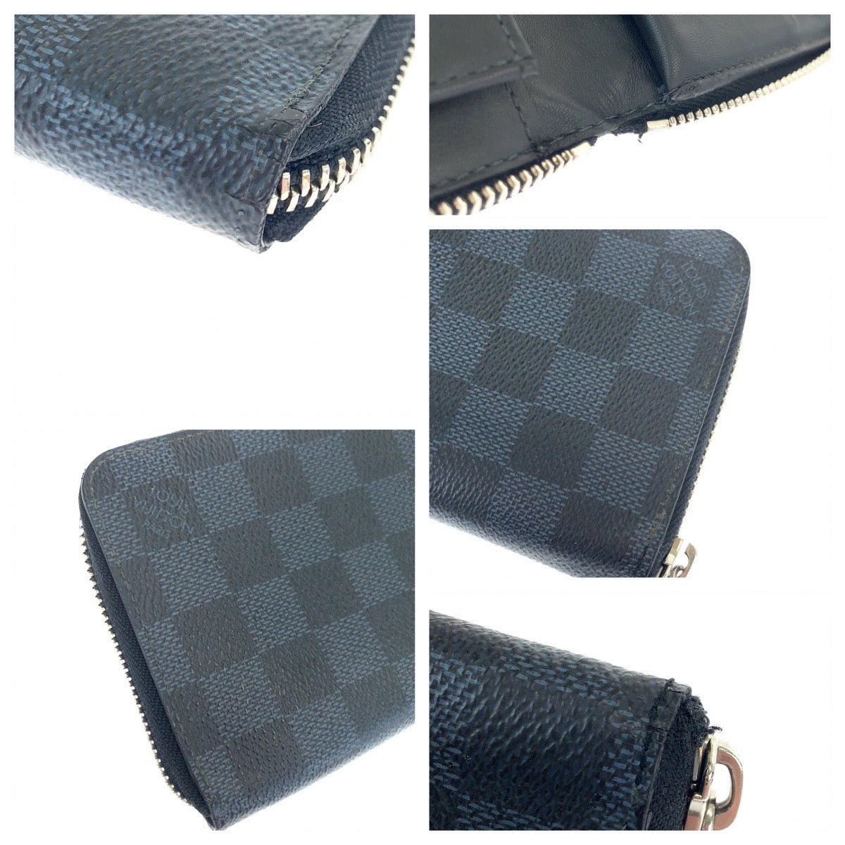 10028
LOUIS VUITTON ルイヴィトン ダミエコバルト ジッピーウォレット ヴェルティカル ネイビー グレー PVC N62240 長財布 ラウンドファスナー  メンズ