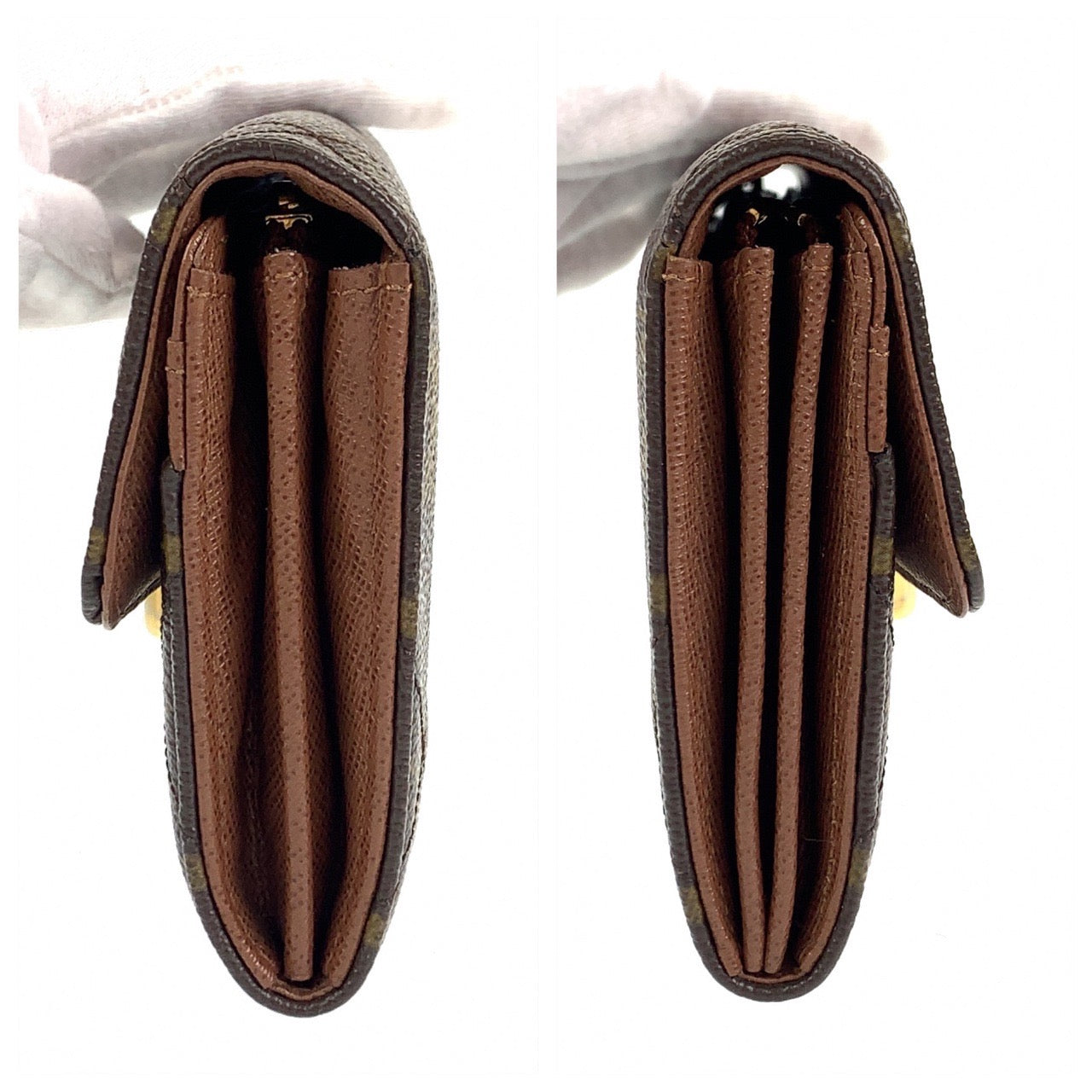 B-047
LOUIS VUITTON ルイヴィトン モノグラム エトワール ポルトフォイユ サラ ブラウン 茶 ゴールド金具 レザー / メタル M66556 長財布  レディース