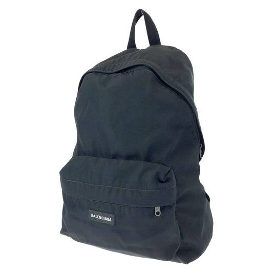 H-00251
BALENCIAGA バレンシアガ エクスプローラー ブラック 黒 ナイロン リュック バックパック  メンズ